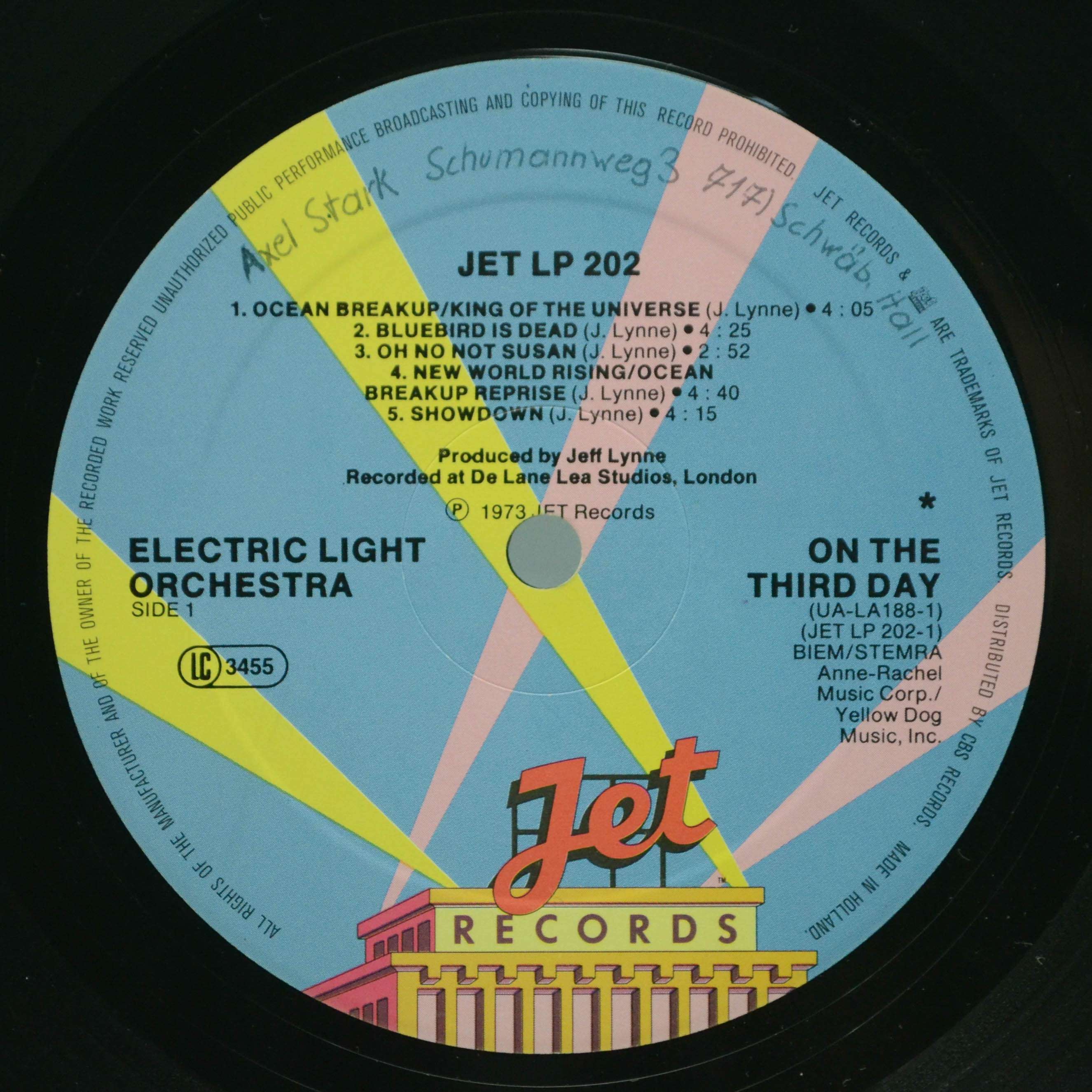 Electric Light Orchestra — On The Third Day, 1973