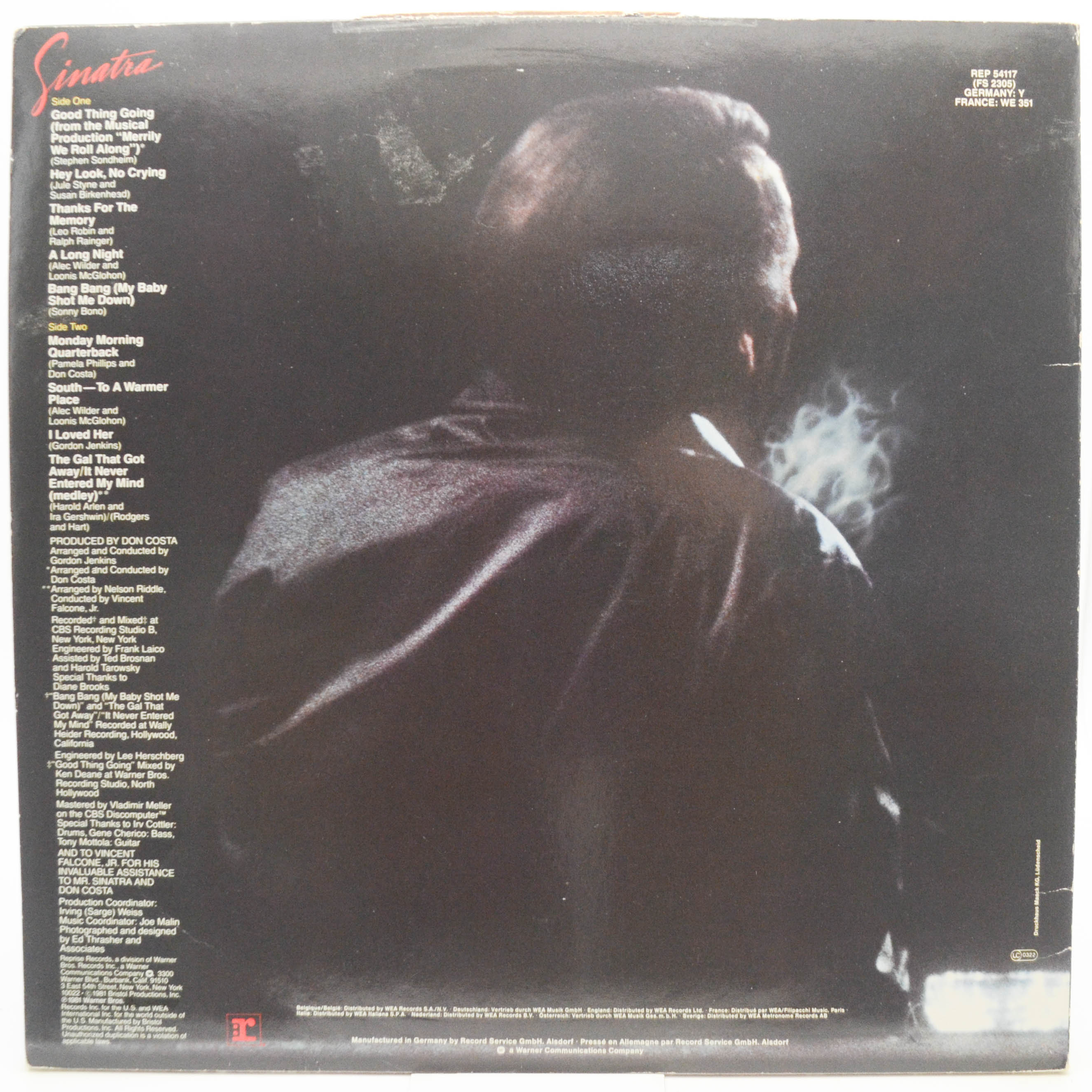 Frank Sinatra — She Shot Me Down, 1981