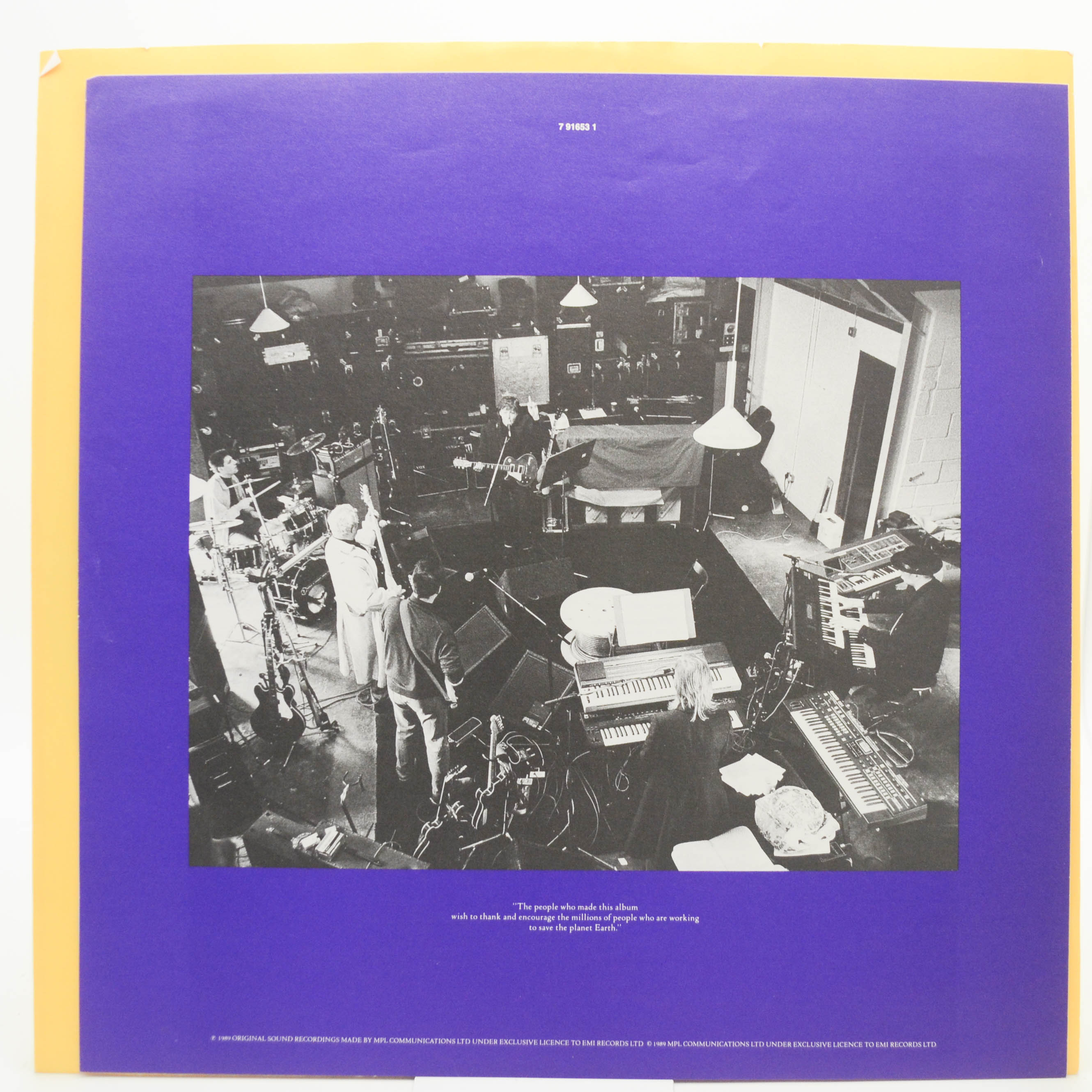 Paul McCartney — Flowers In The Dirt, 1989