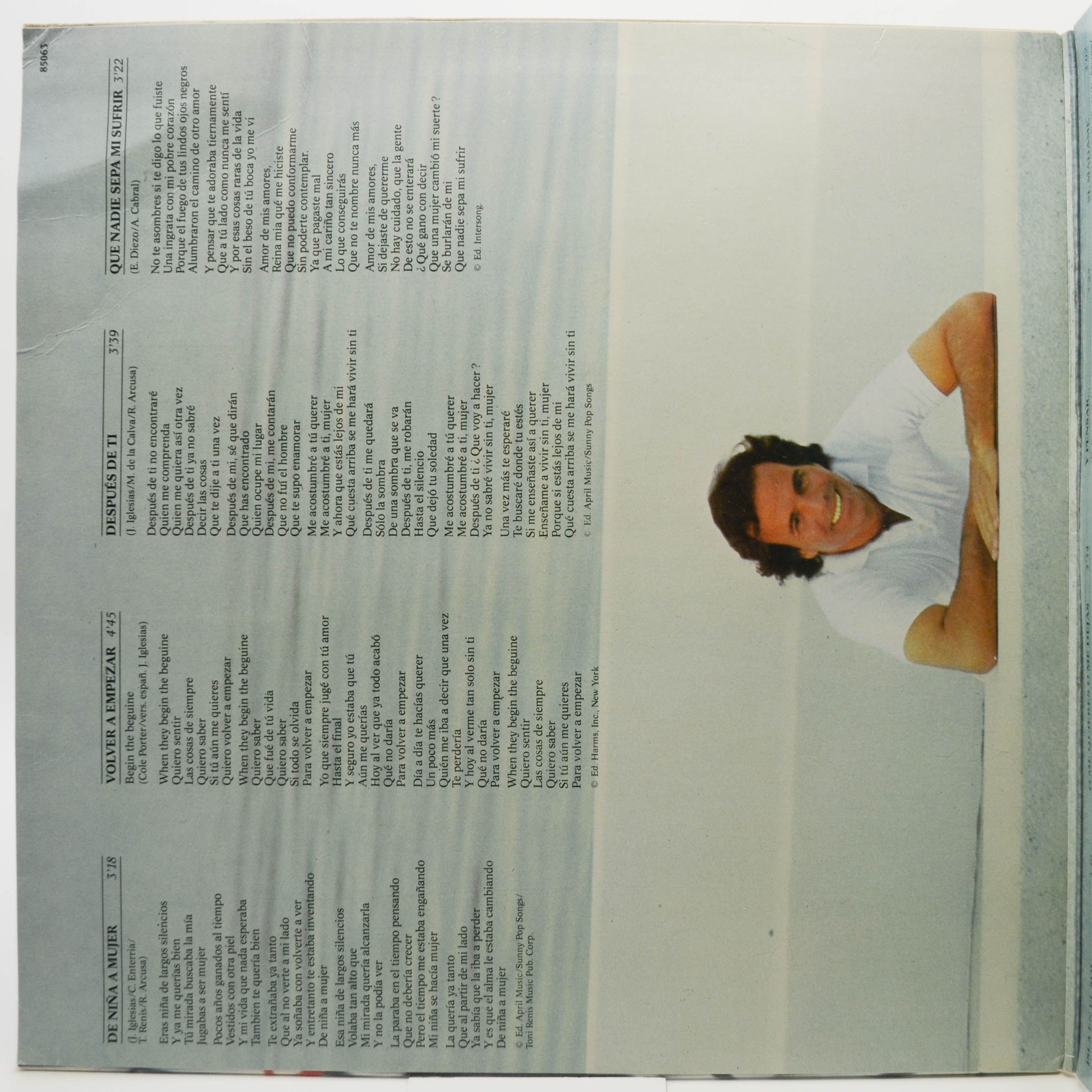 Julio Iglesias — De Niña A Mujer, 1981