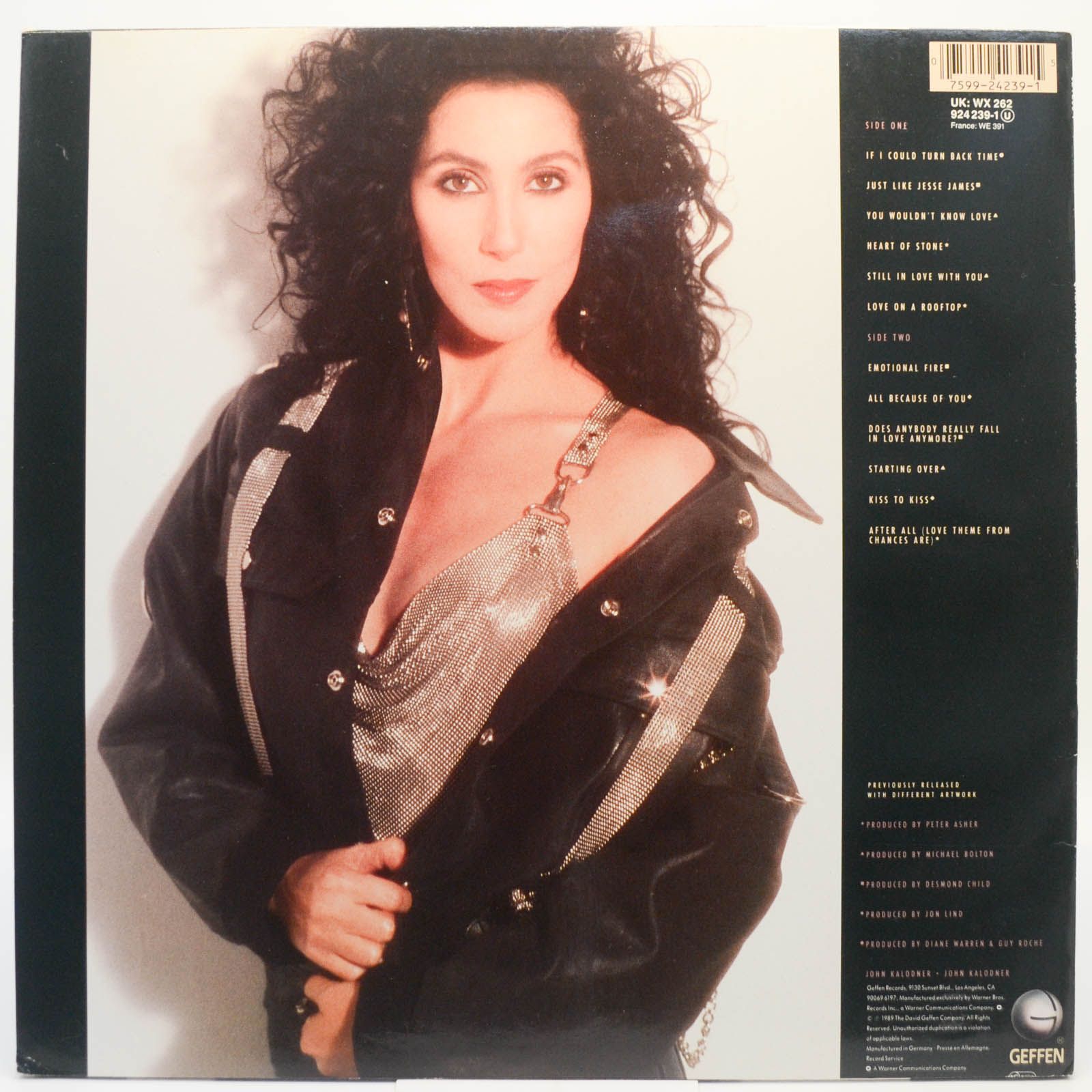 Cher — Heart Of Stone, 1989