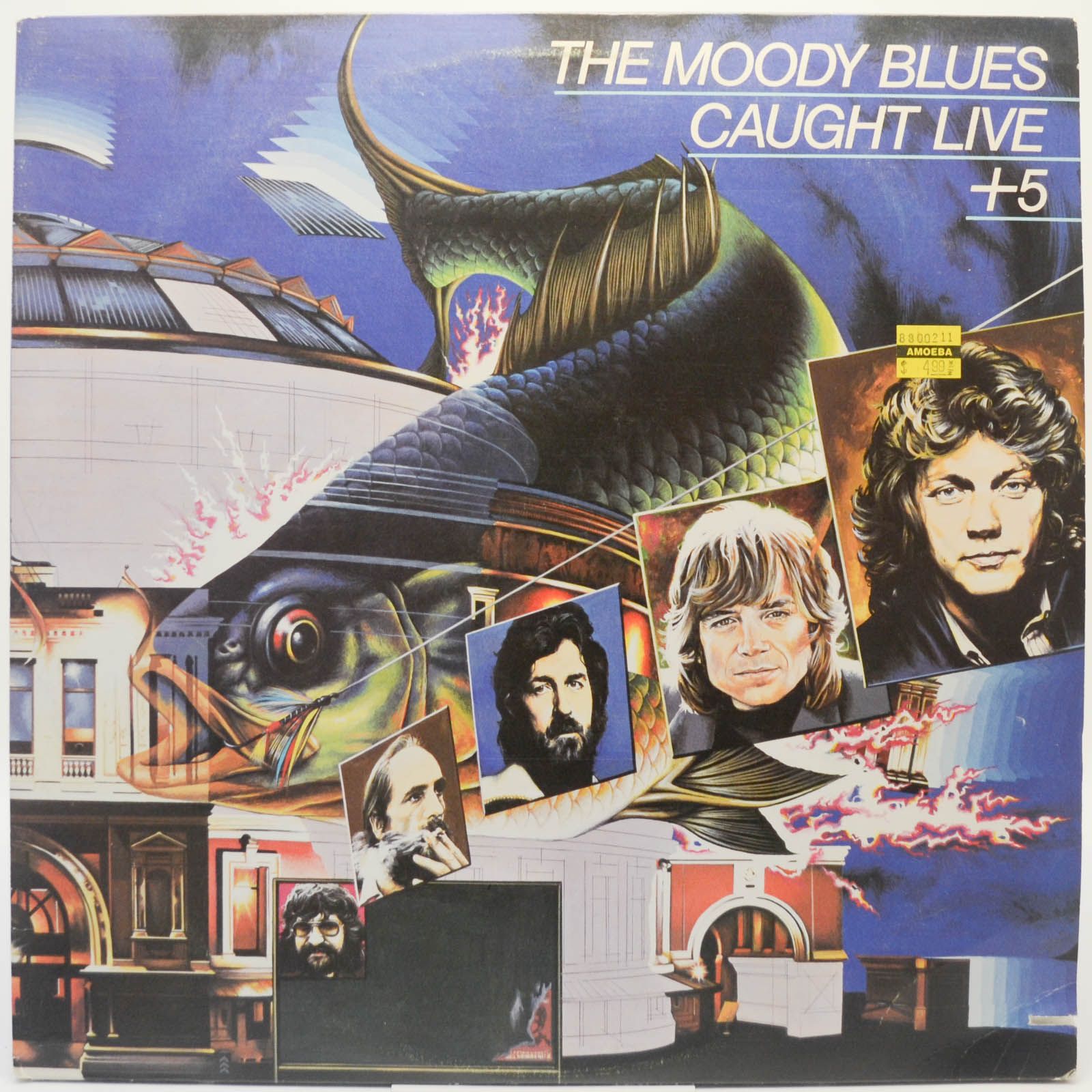 Moody Blues — Caught Live +5 (2LP, USA), 1977