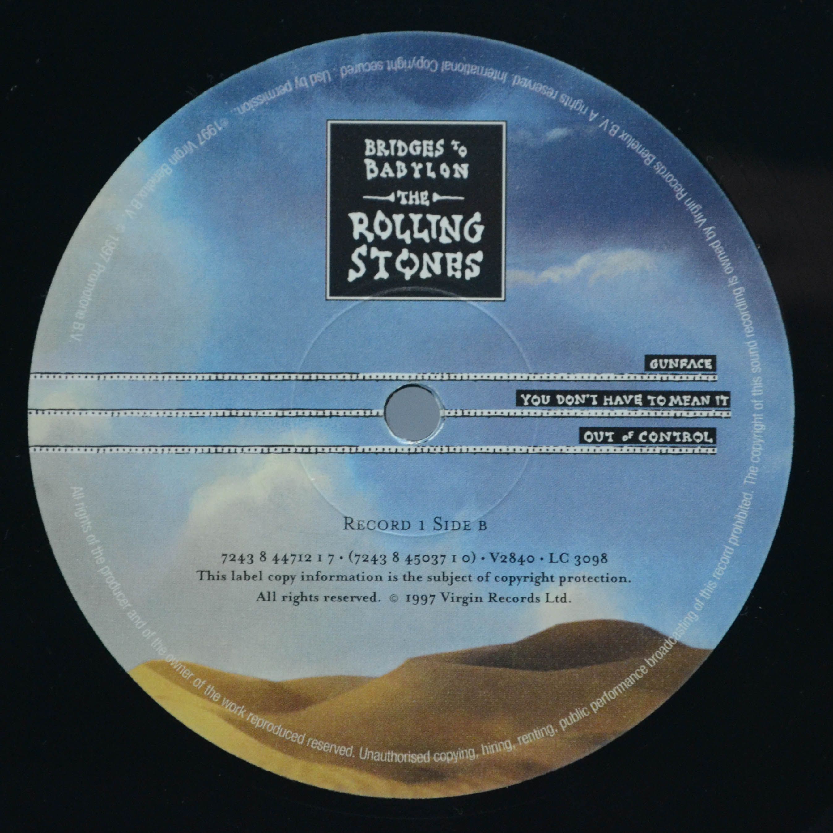 Rolling Stones — Bridges To Babylon (2LP), 1997