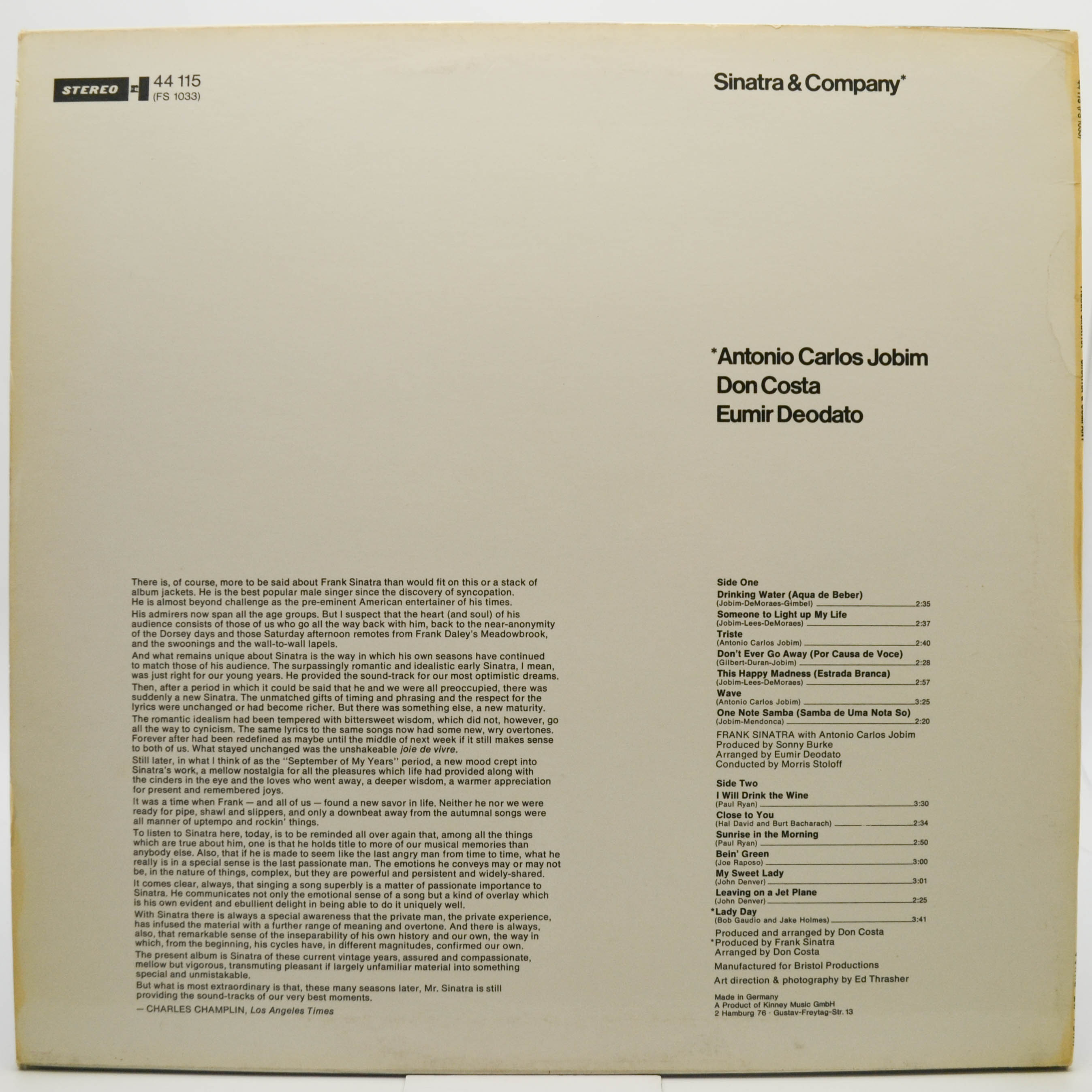 Frank Sinatra — Sinatra & Company, 1971