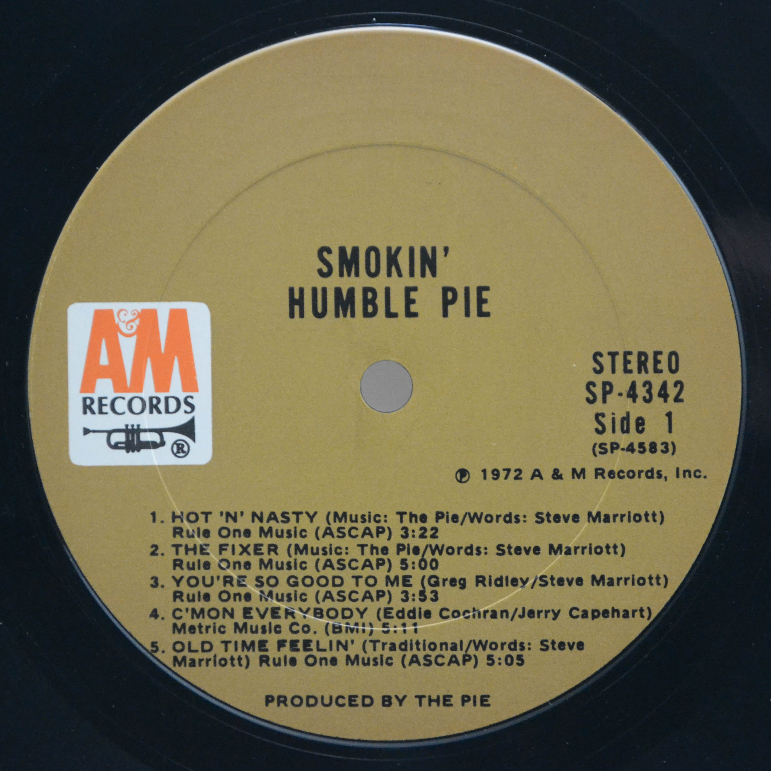 Humble Pie — Smokin' (USA), 1972