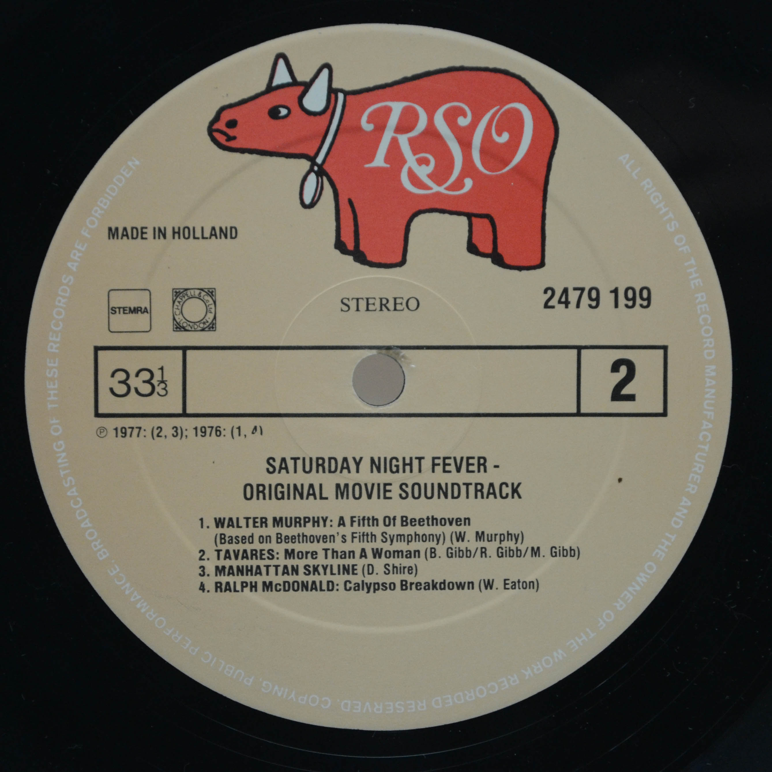 Various — Saturday Night Fever (The Original Movie Sound Track) (2LP), 1977