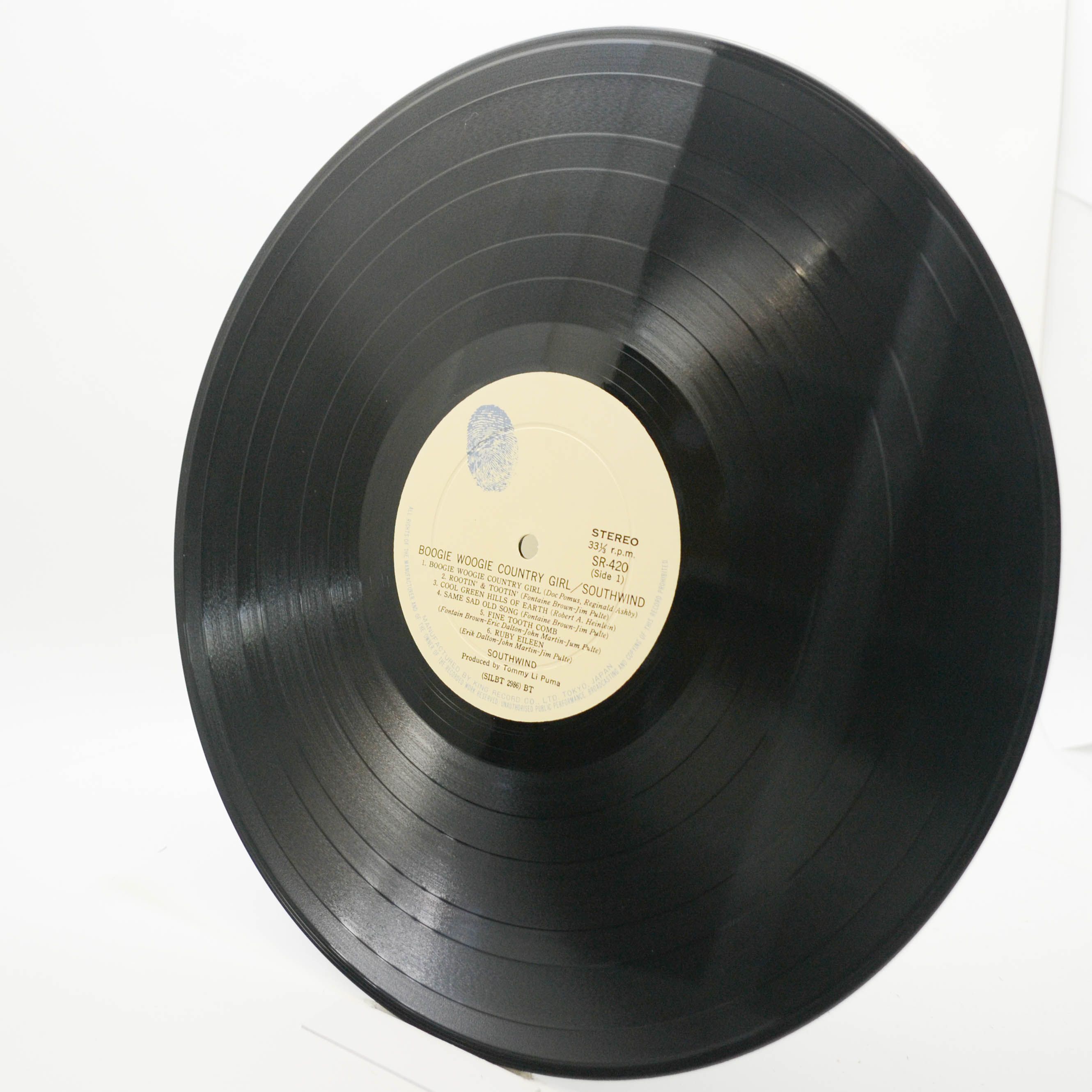 Виниловая пластинка Southwind — Boogie Woogie Country Girl, 1970