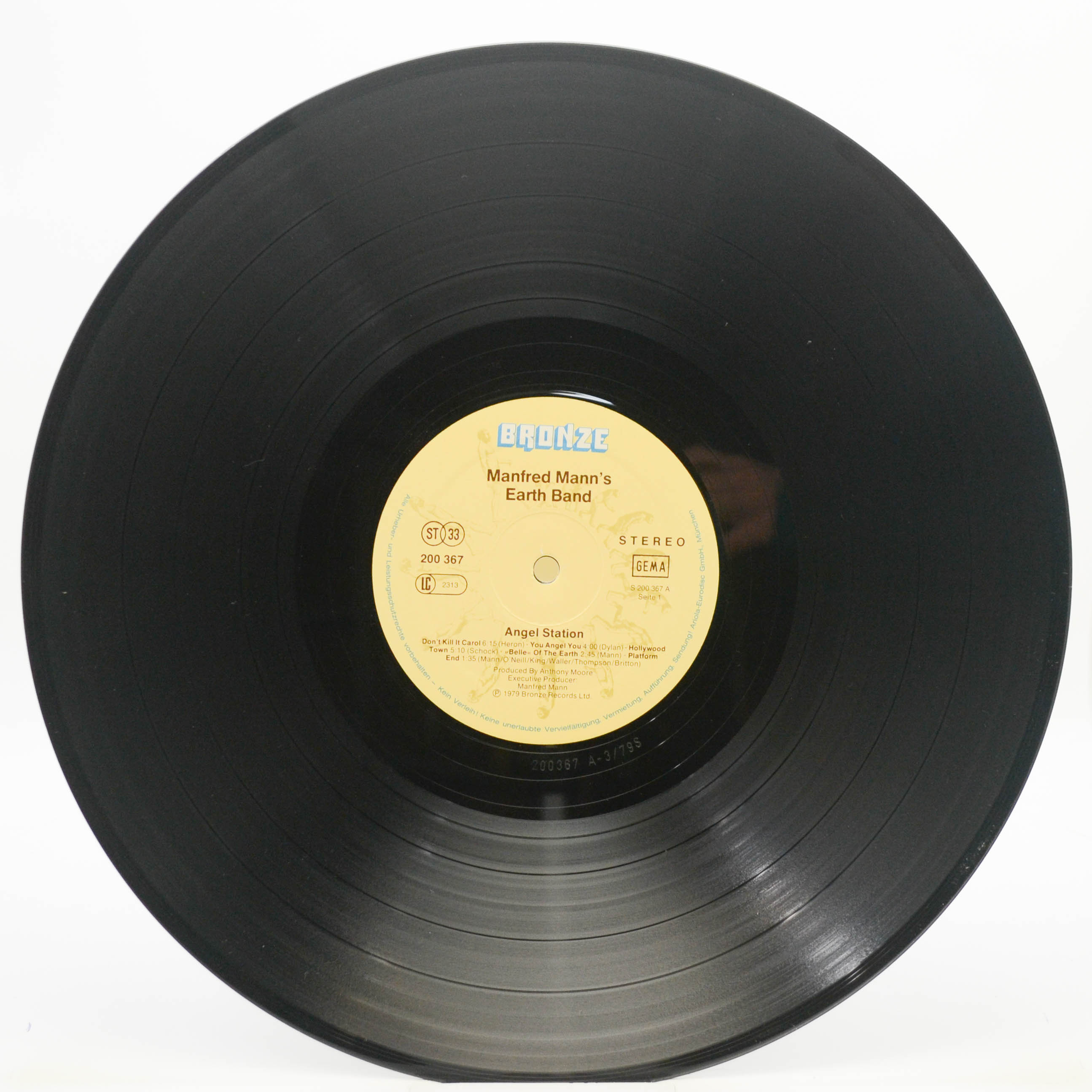 Manfred Mann's Earth Band — Angel Station (poster), 1979