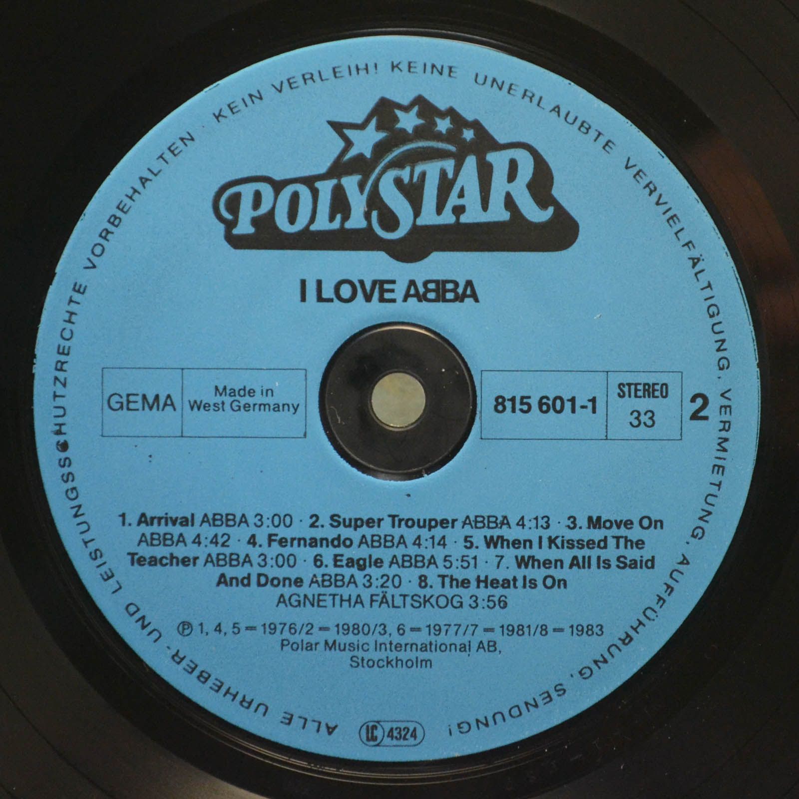 ABBA — I Love ABBA, 1983