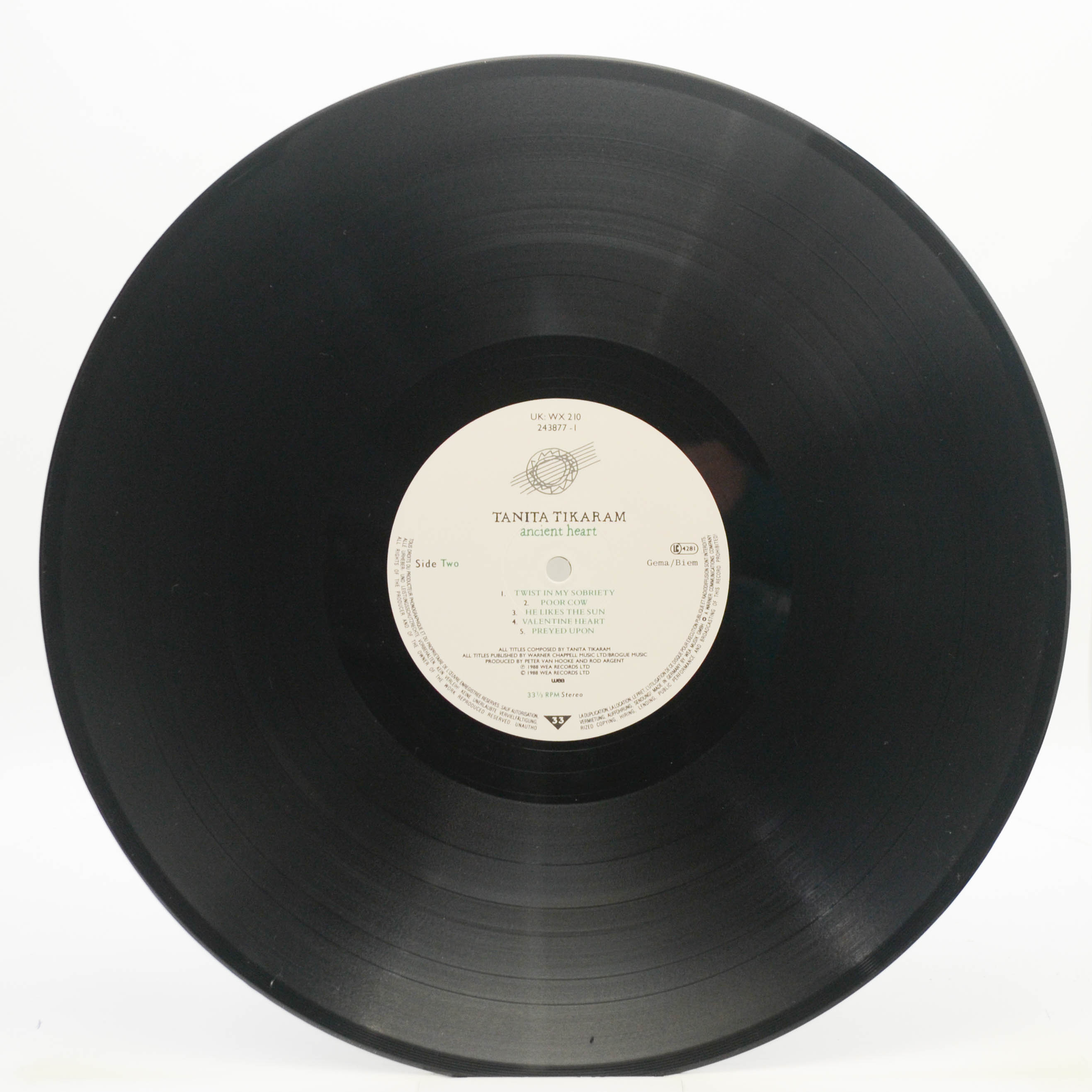 Tanita Tikaram — Ancient Heart, 1988