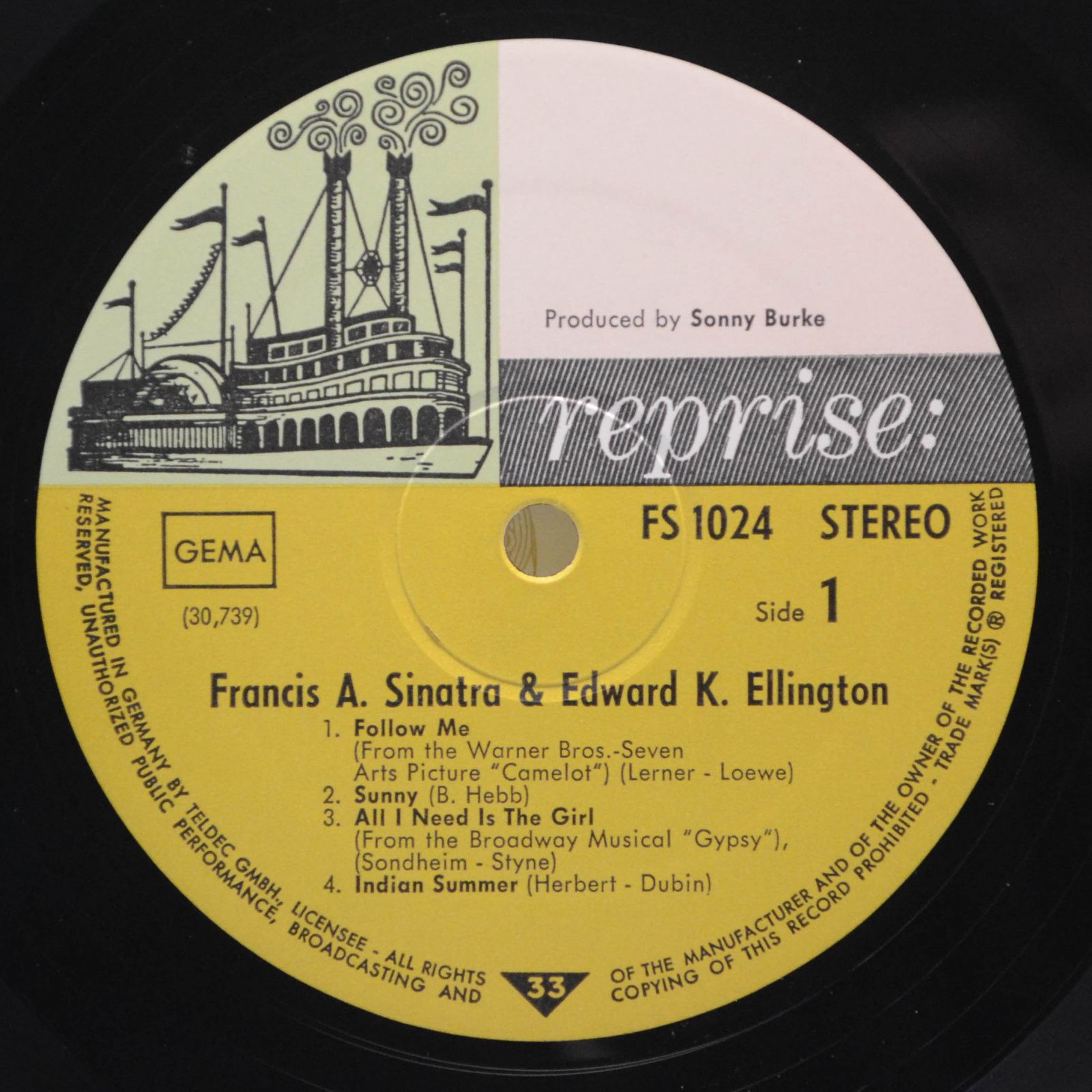 Francis Albert Sinatra, Edward Kennedy Ellington — Francis A. & Edward K., 1968