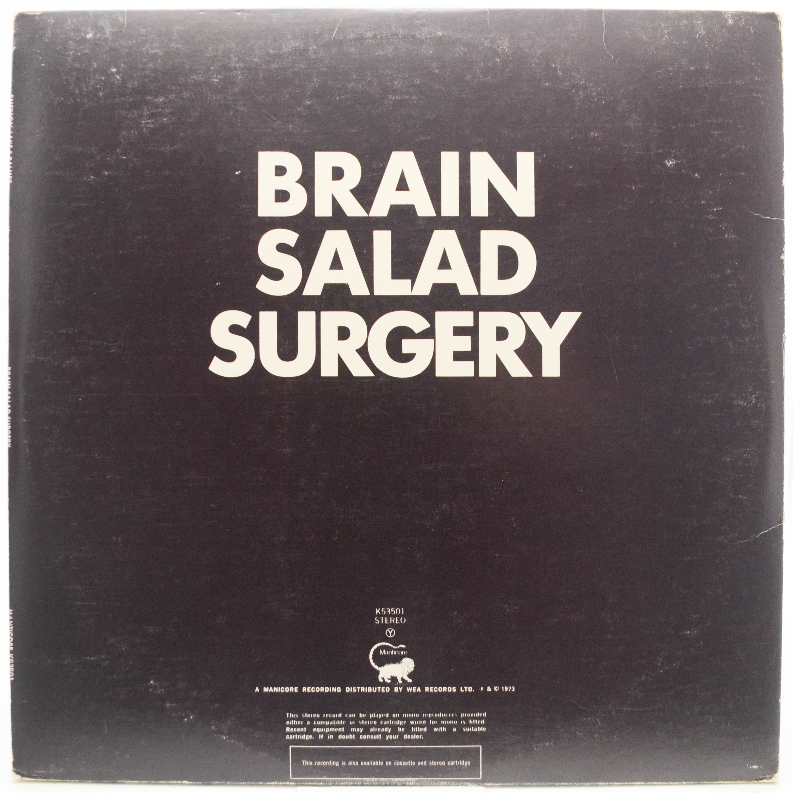 Emerson, Lake & Palmer — Brain Salad Surgery (USA), 1973