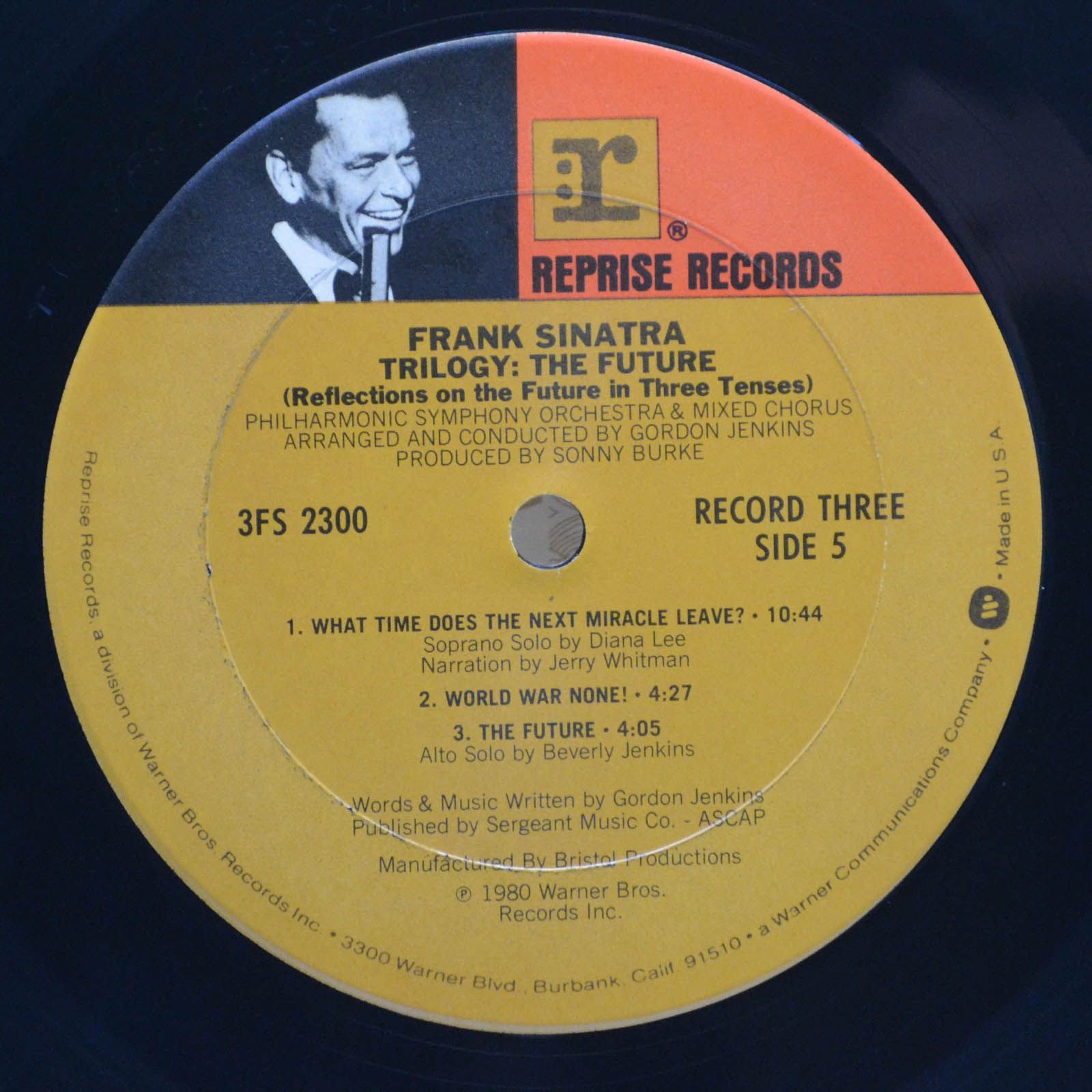 Frank Sinatra — Trilogy: Past, Present & Future (3LP, 1-st, USA), 1980