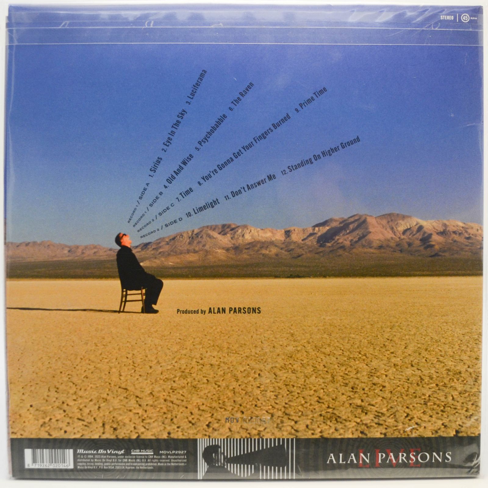 Alan Parsons — Live (2LP), 1994
