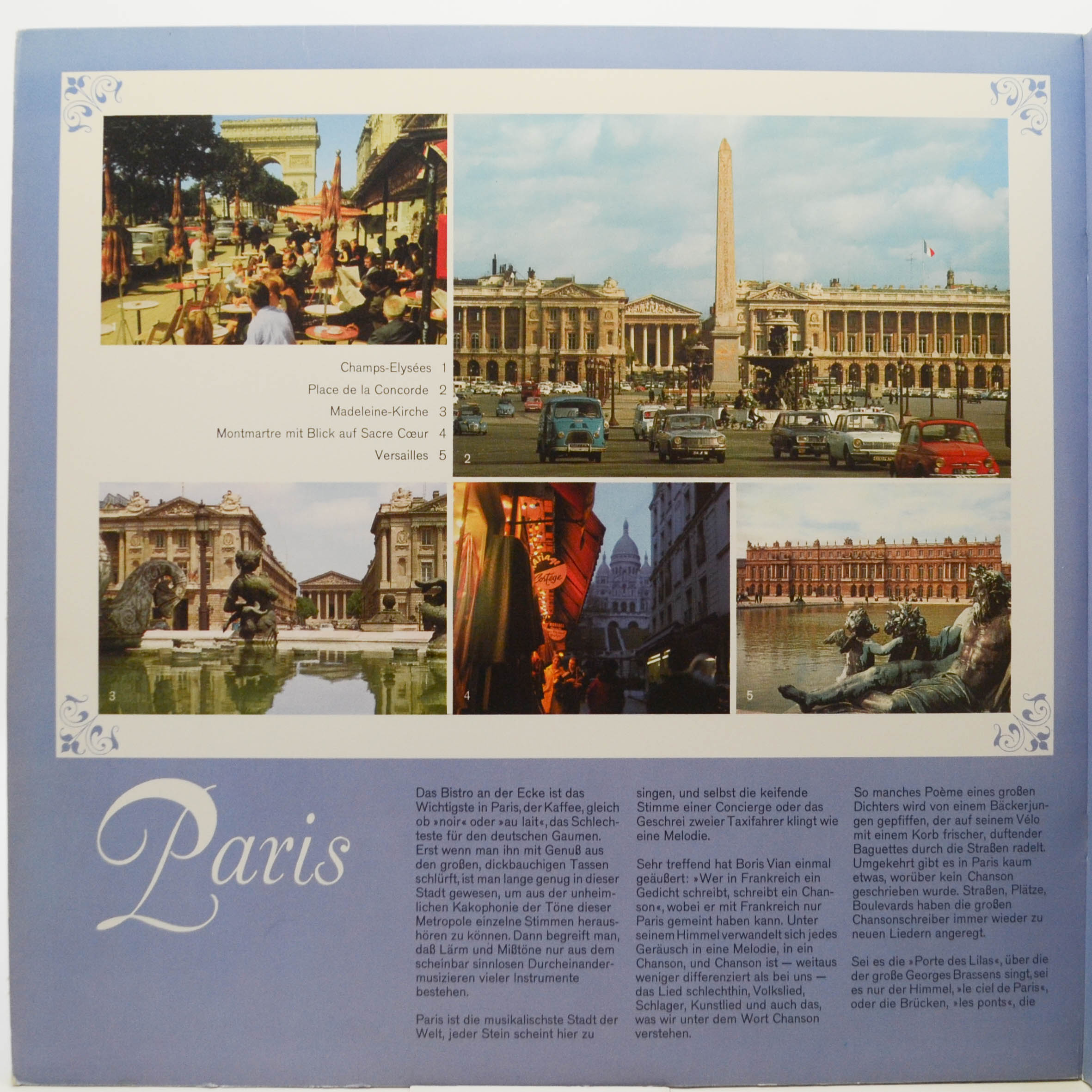 Виниловая пластинка Various — Paris - Melodien Einer Weltstadt (2LP), 1982