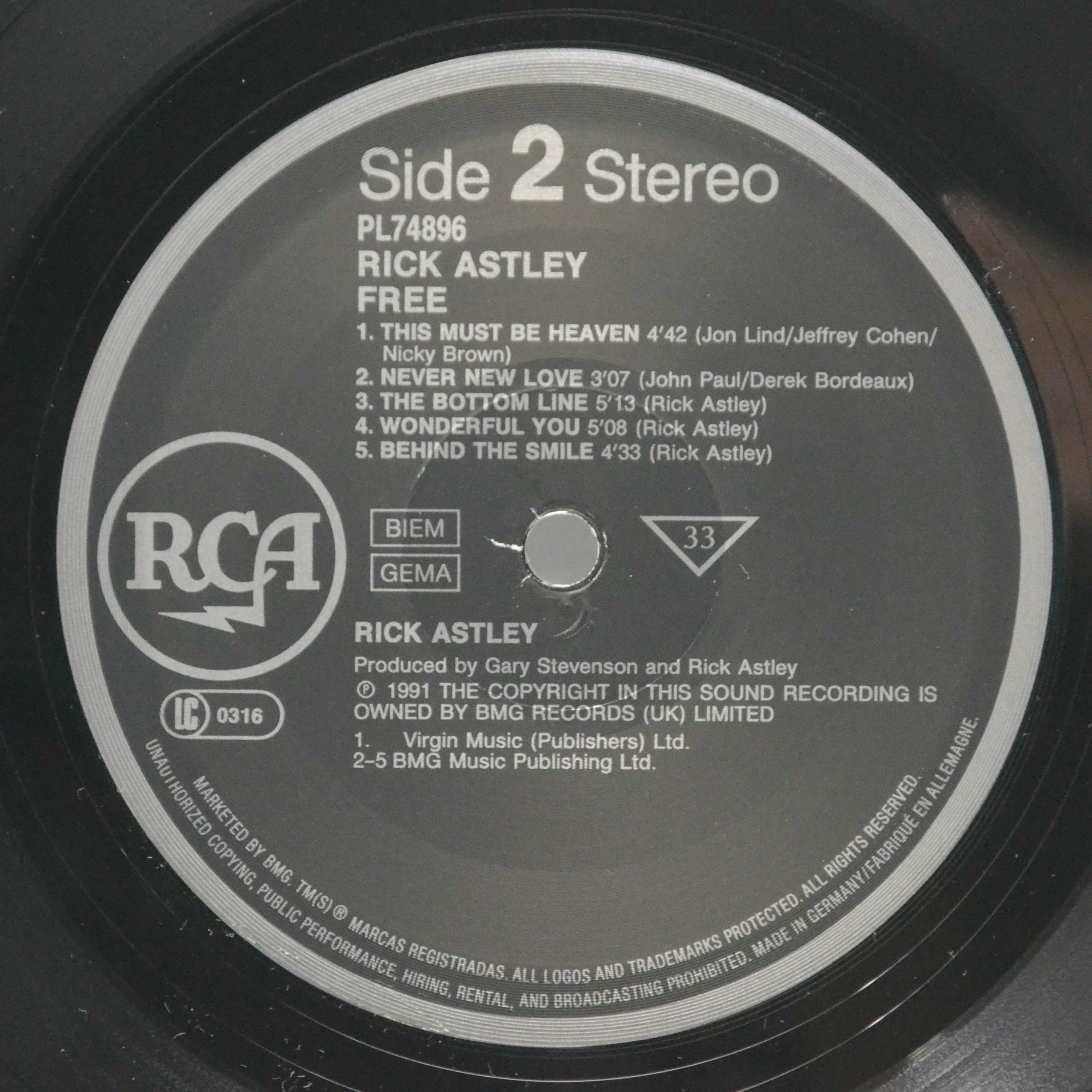 Rick Astley — Free, 1991