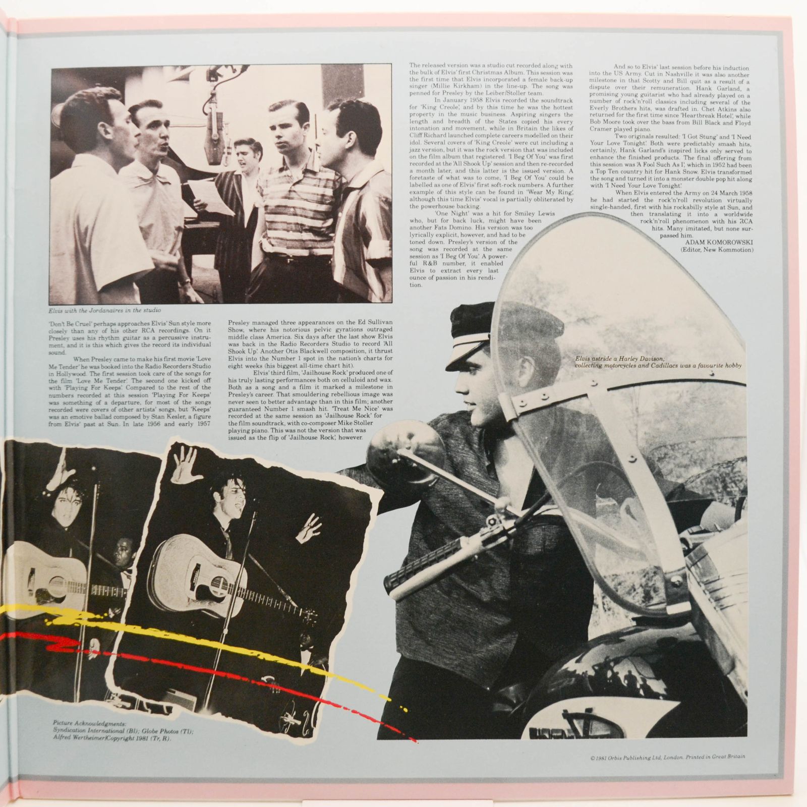 Elvis Presley — The History Of Rock (Volume One) (UK), 1981