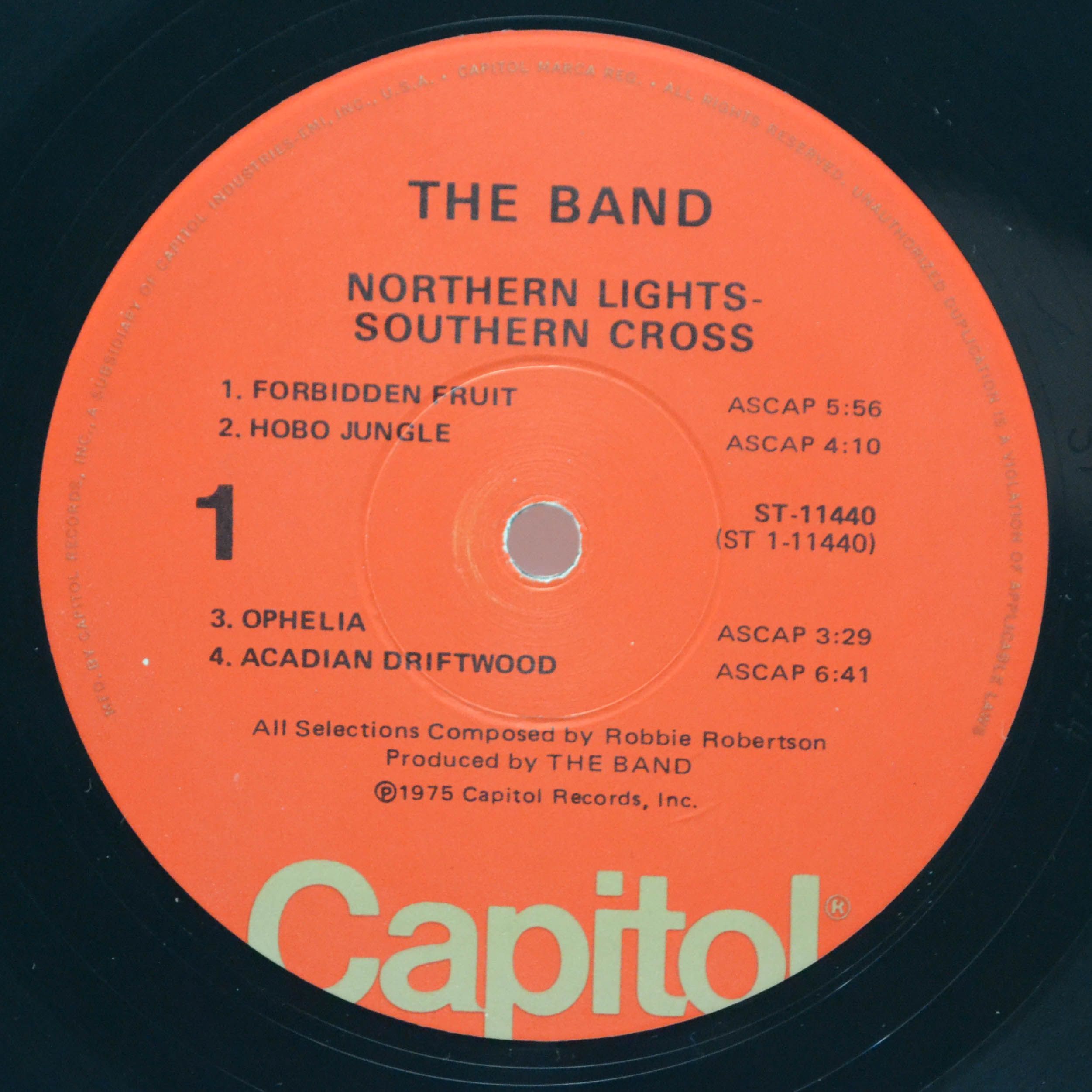 Band — Northern Lights-Southern Cross (1-st, USA), 1975
