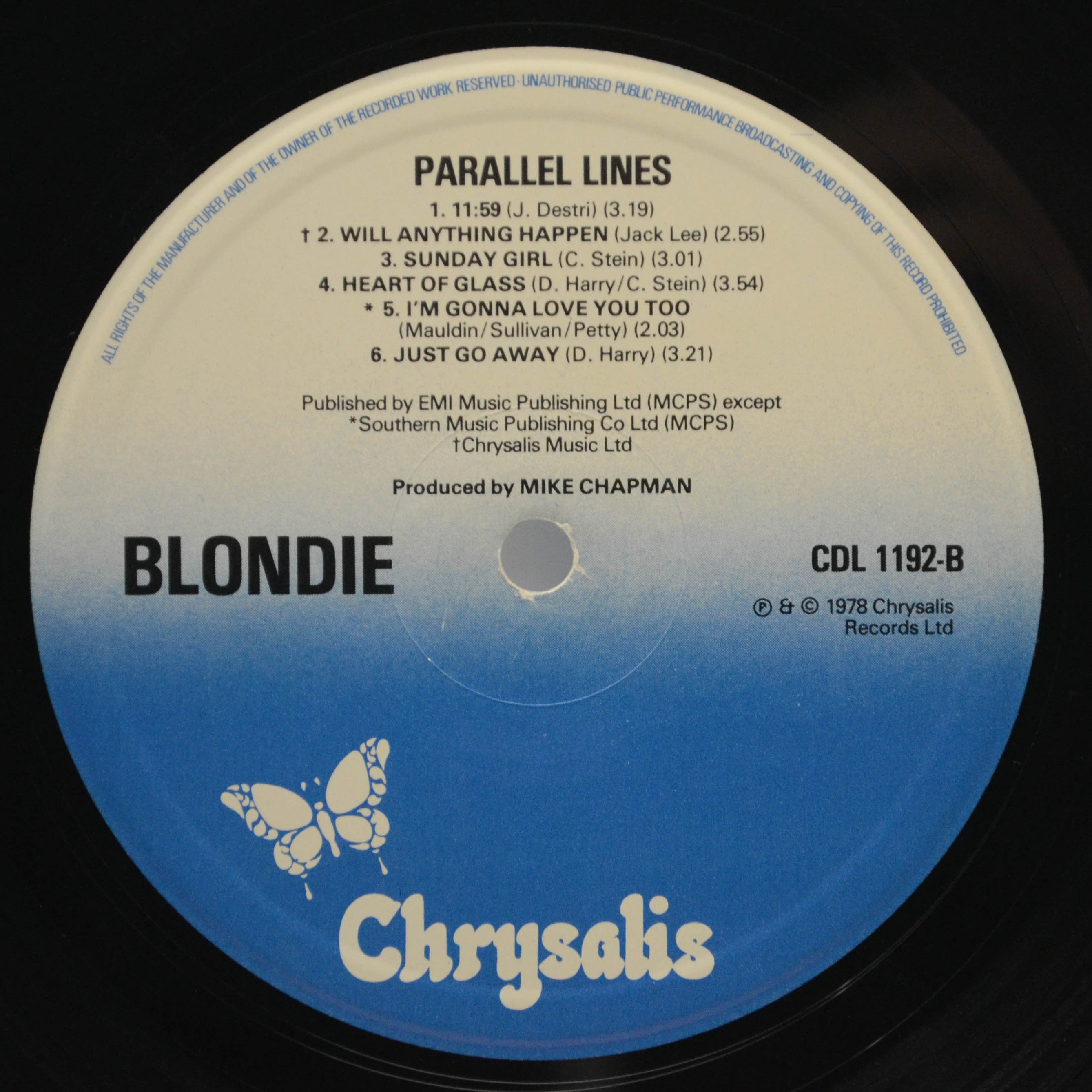 Blondie — Parallel Lines (UK), 1978