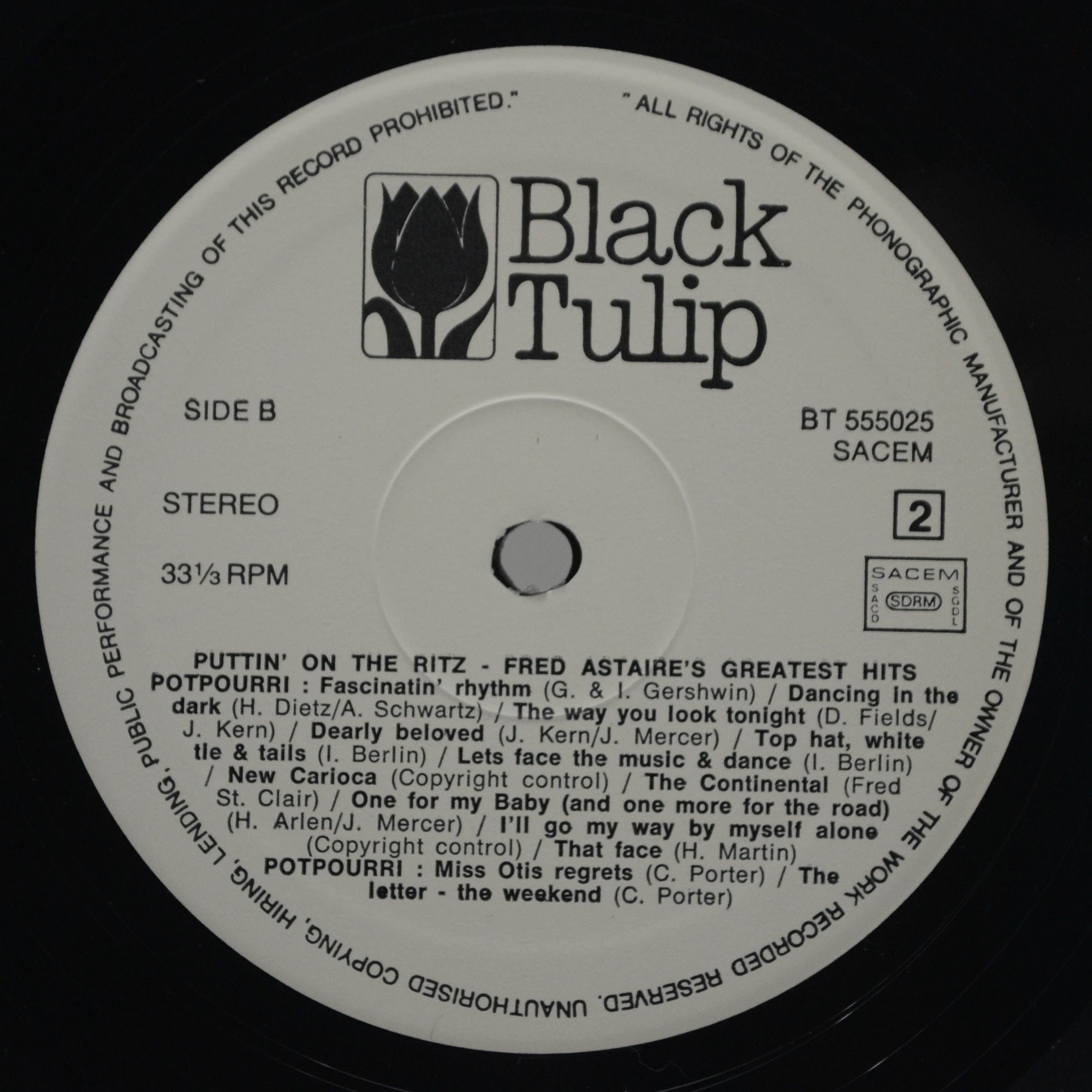 Fred Astaire — Puttin On The Ritz - Fred Astaire's Greatest Hits, 1978