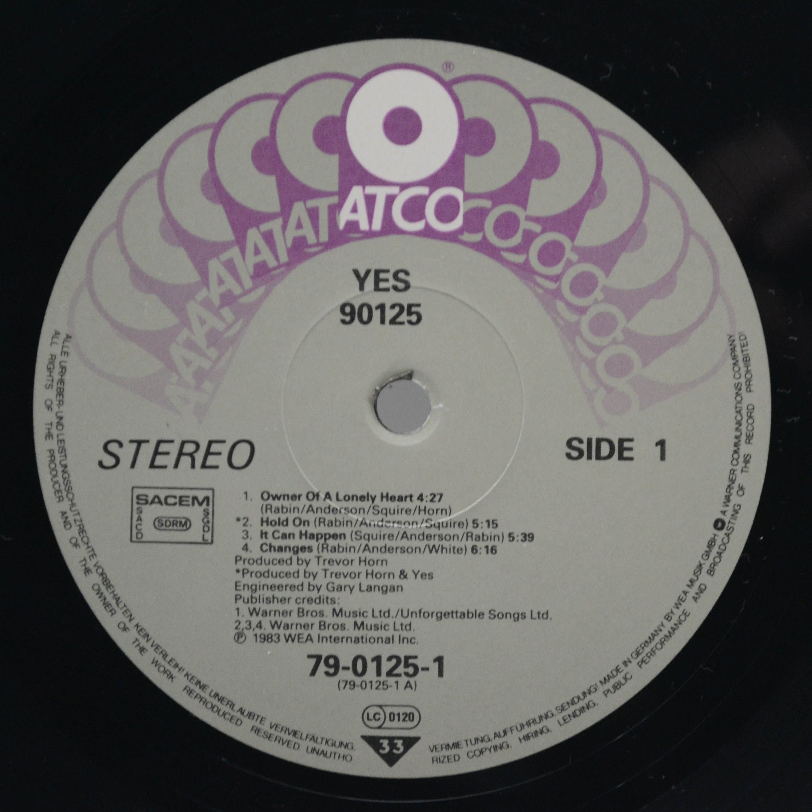 Yes — 90125, 1983