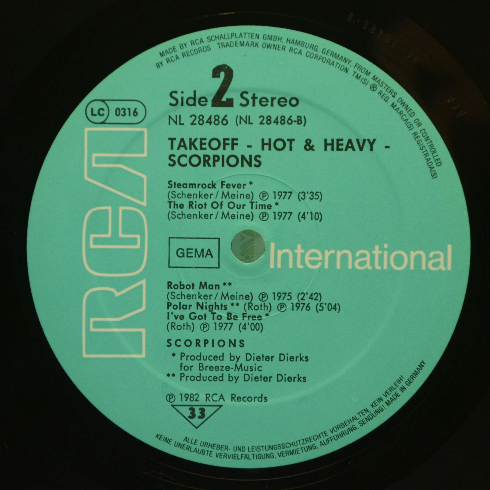 Scorpions — Hot & Heavy, 1982