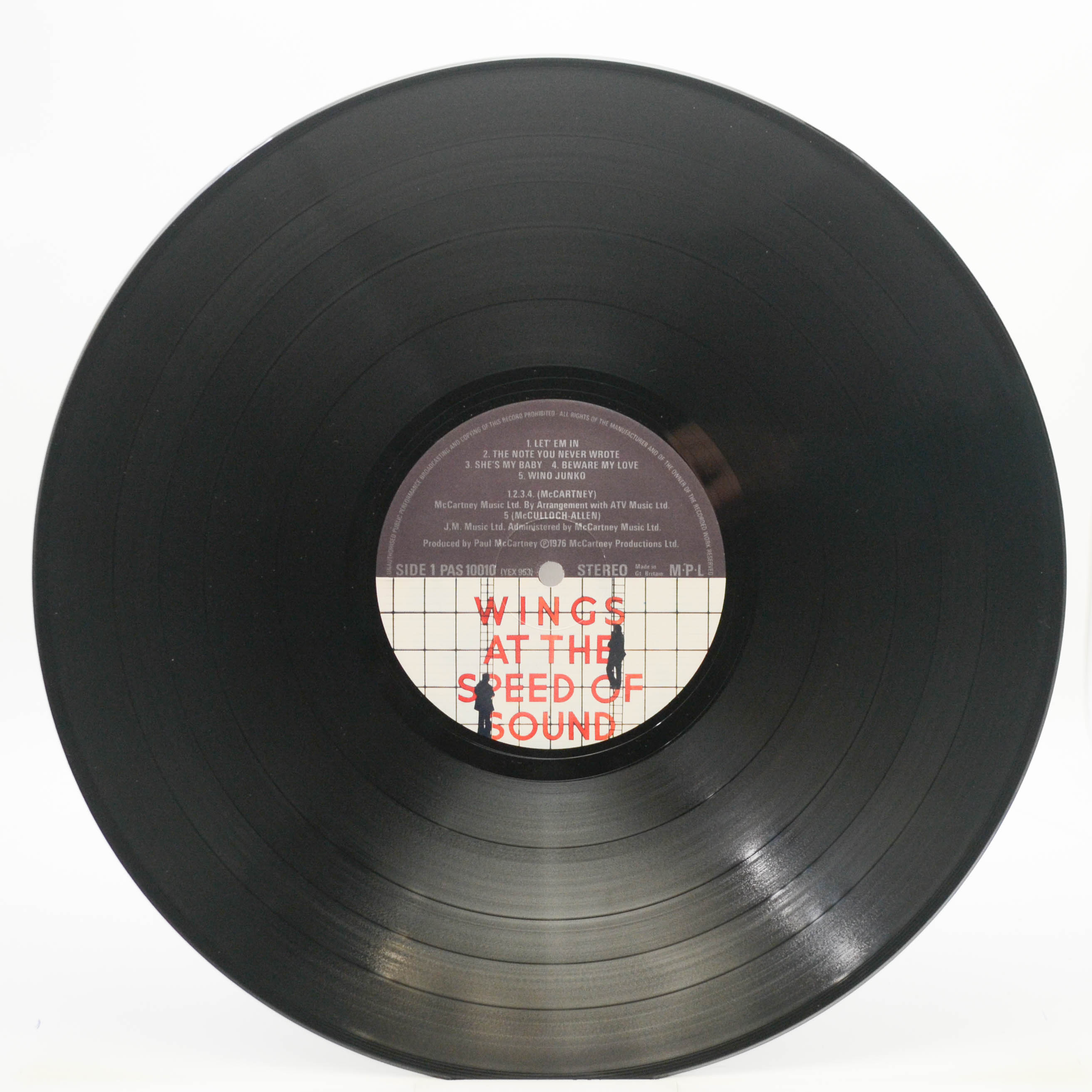 Wings — Wings At The Speed Of Sound (1-st, UK), 1976