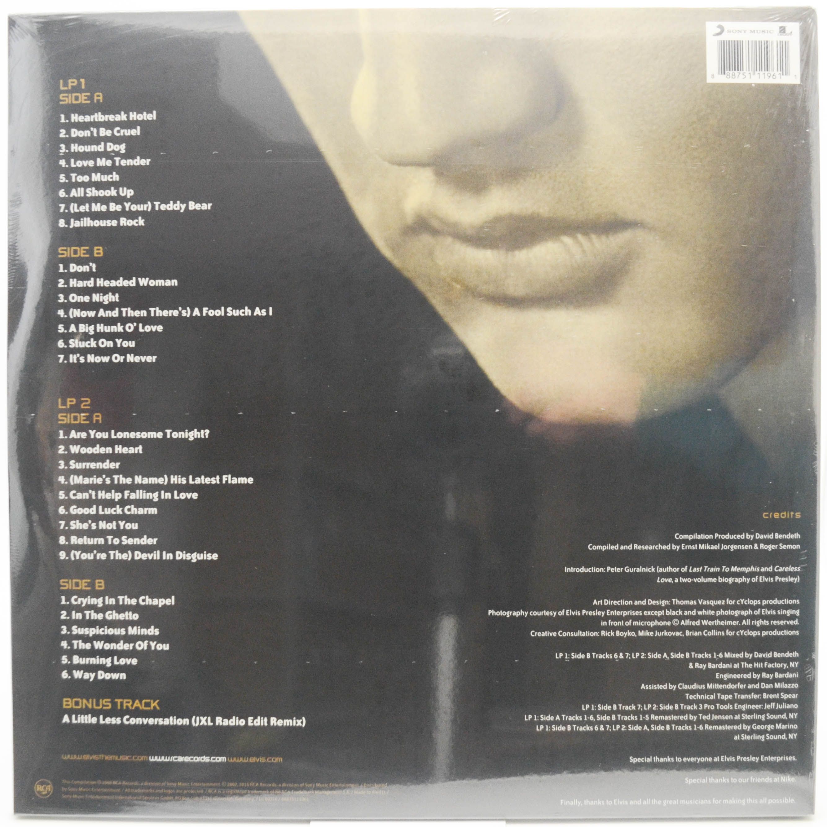 Elvis Presley — ELV1S 30 #1 Hits (2LP), 2015