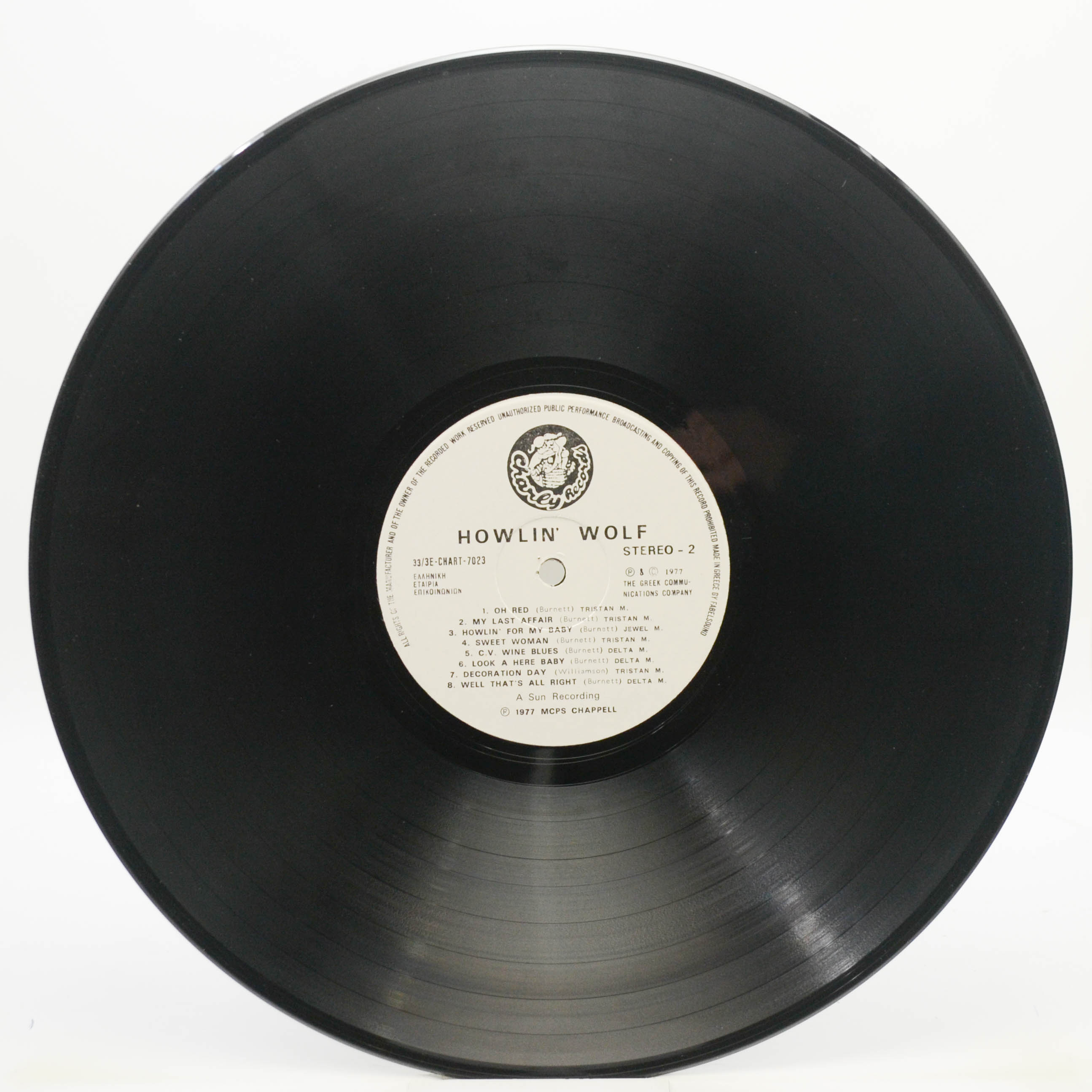 Howlin' Wolf — The Legendary Sun Performers, 1977