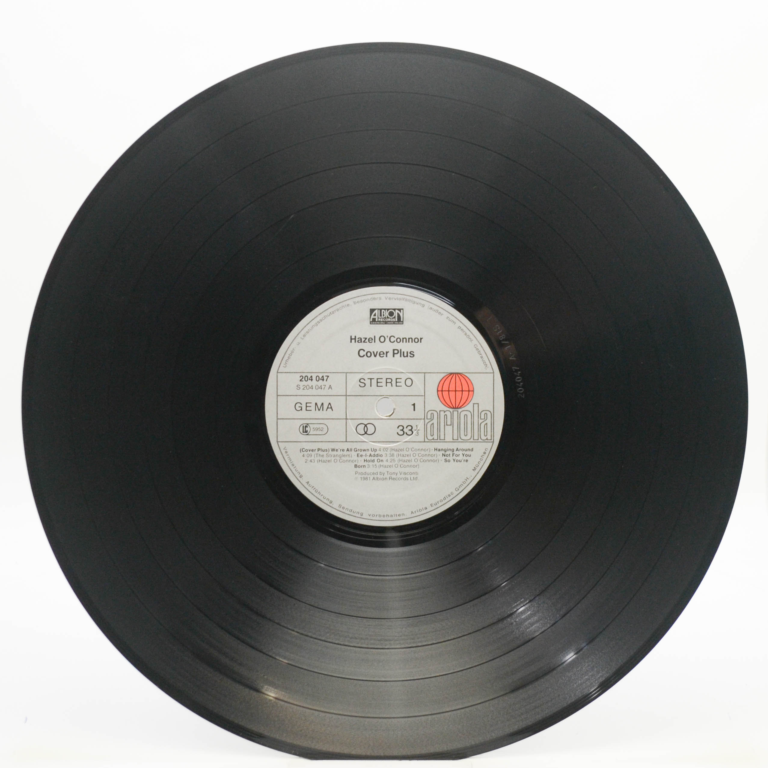 Hazel O'Connor — Cover Plus, 1981