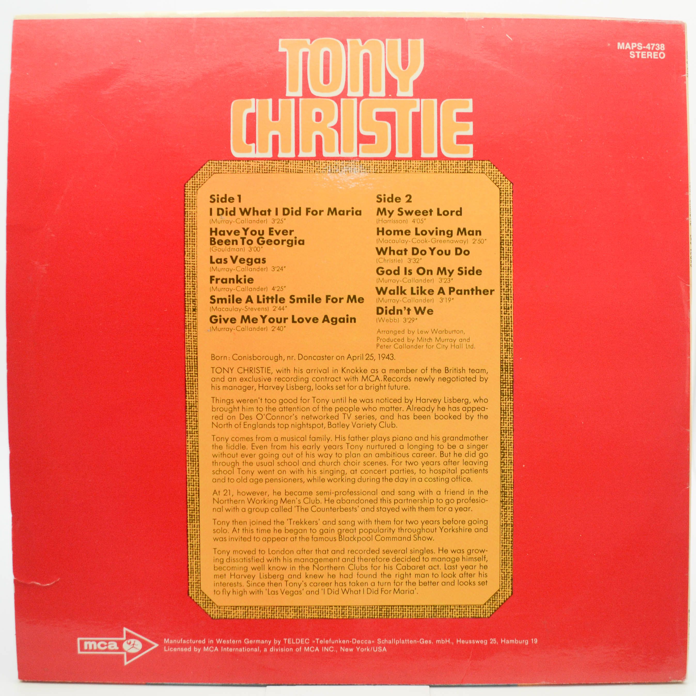 Tony Christie — Las Vegas, 1971