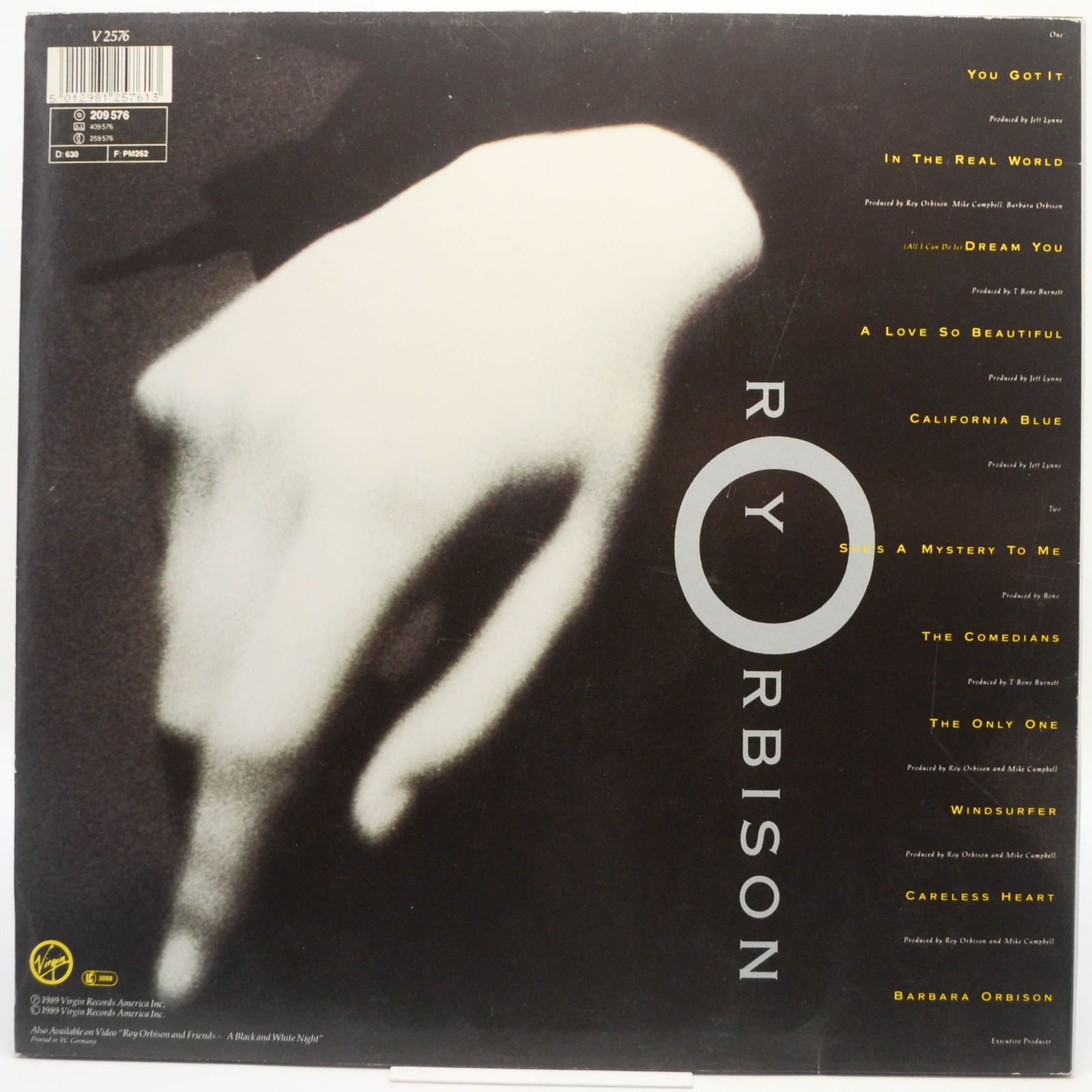 Roy Orbison — Mystery Girl, 1989