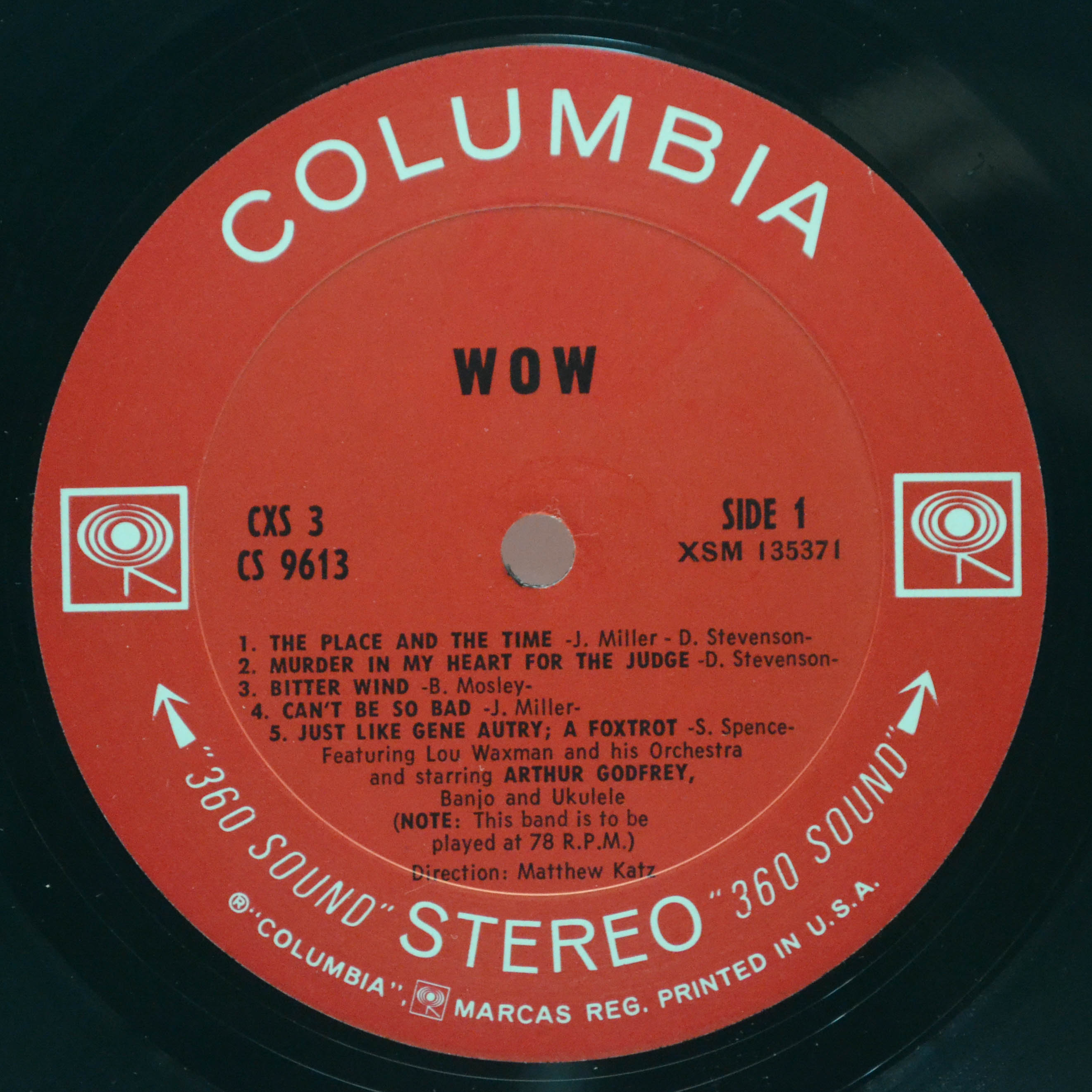 Виниловая пластинка Moby Grape — Wow (1-st, USA), 1968