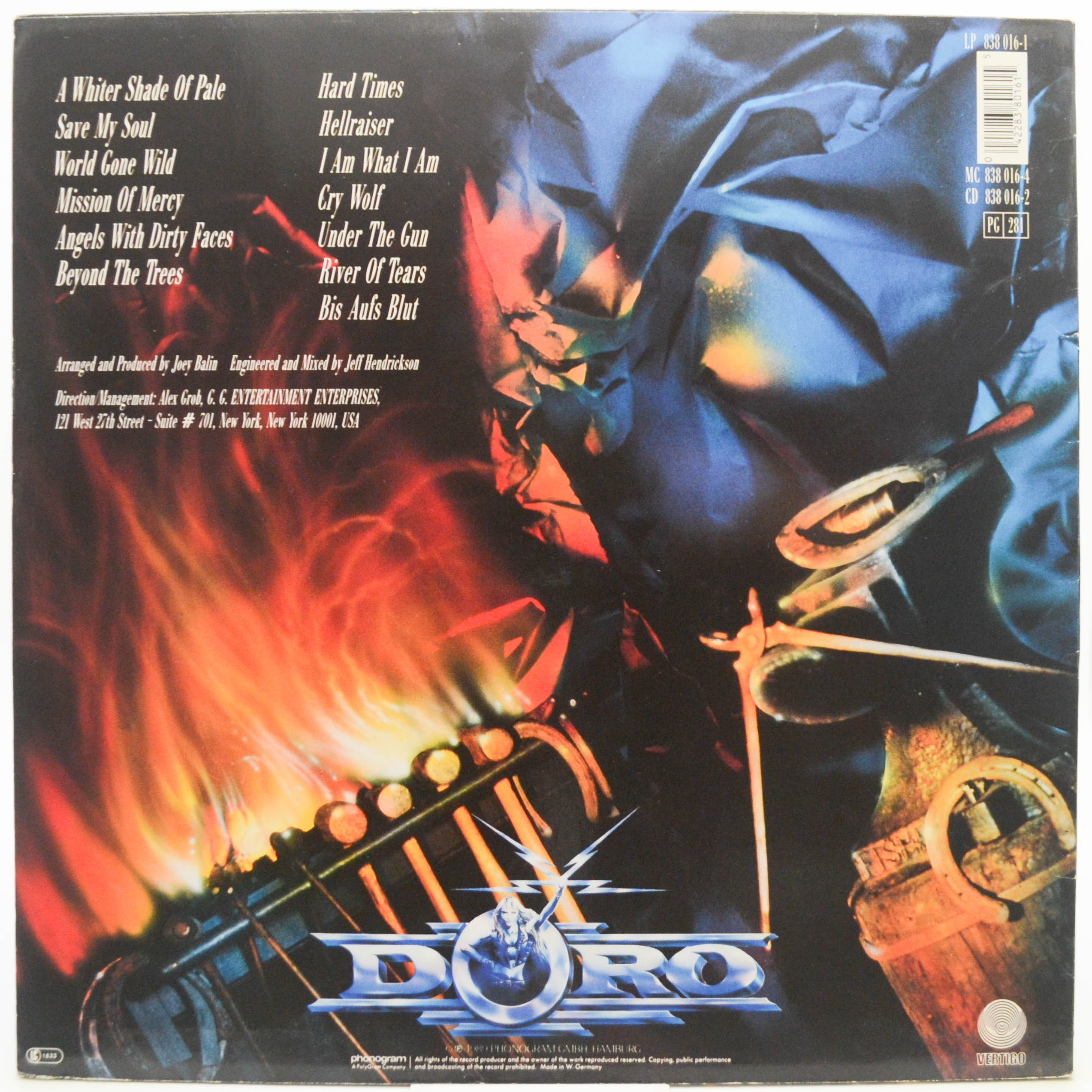 Doro — Force Majeure, 1989