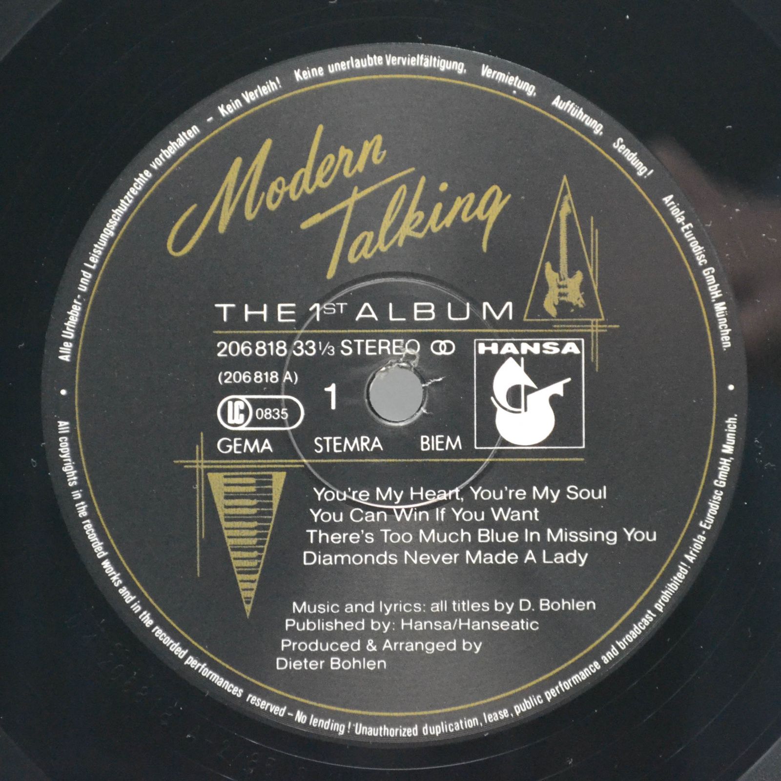 Modern Talking — The 1st Album, 1985