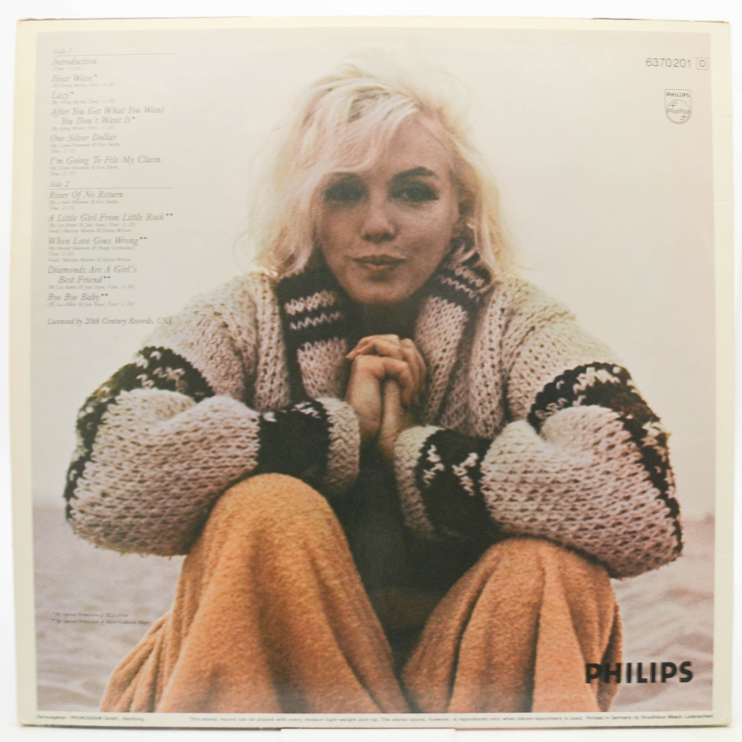 Marilyn Monroe — Remember Marilyn (booklet), 1962