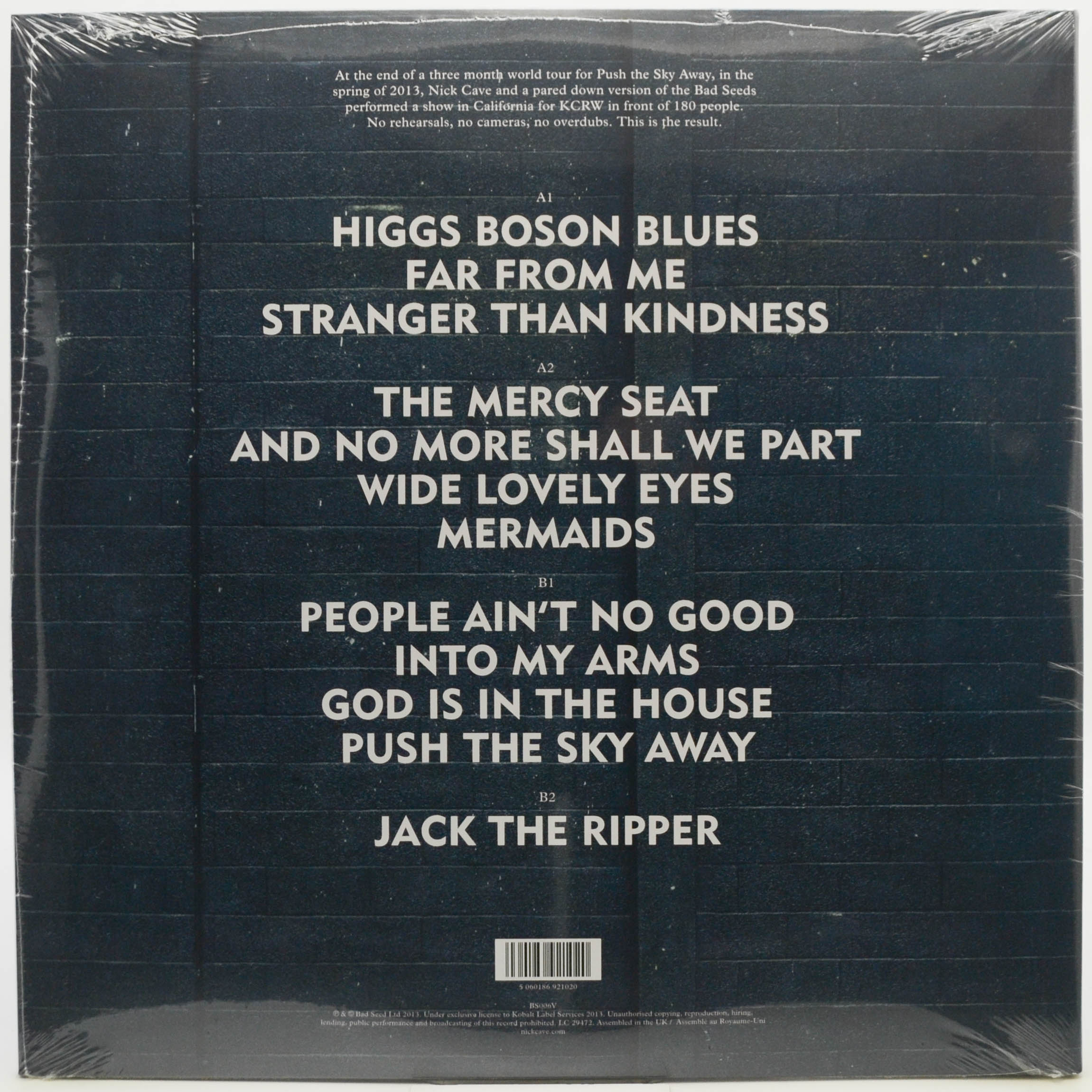 Виниловая пластинка Nick Cave & The Bad Seeds — Live From KCRW (2LP), 2013