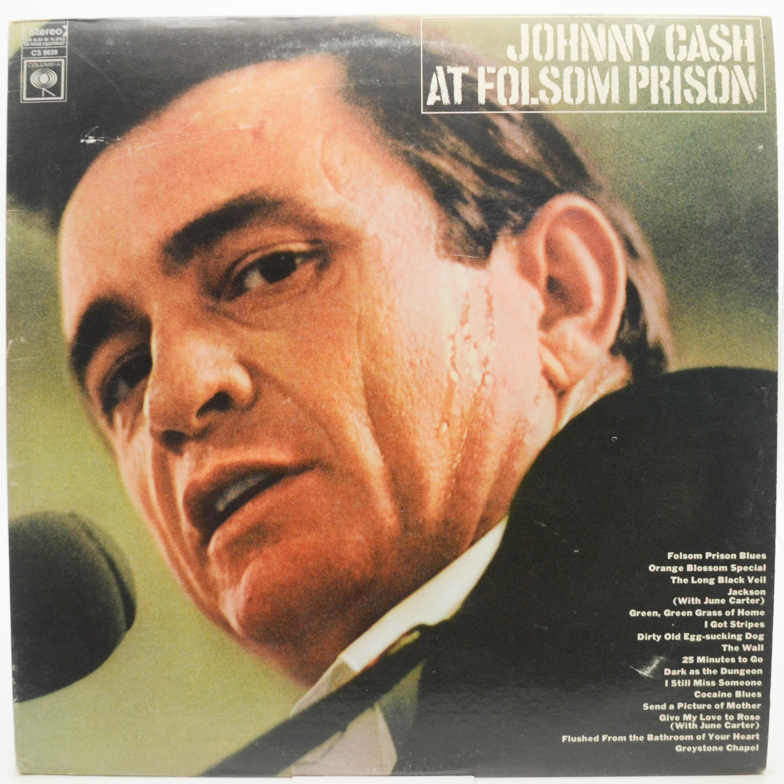 Виниловая пластинка Johnny Cash — At Folsom Prison (1-st, USA), 1968