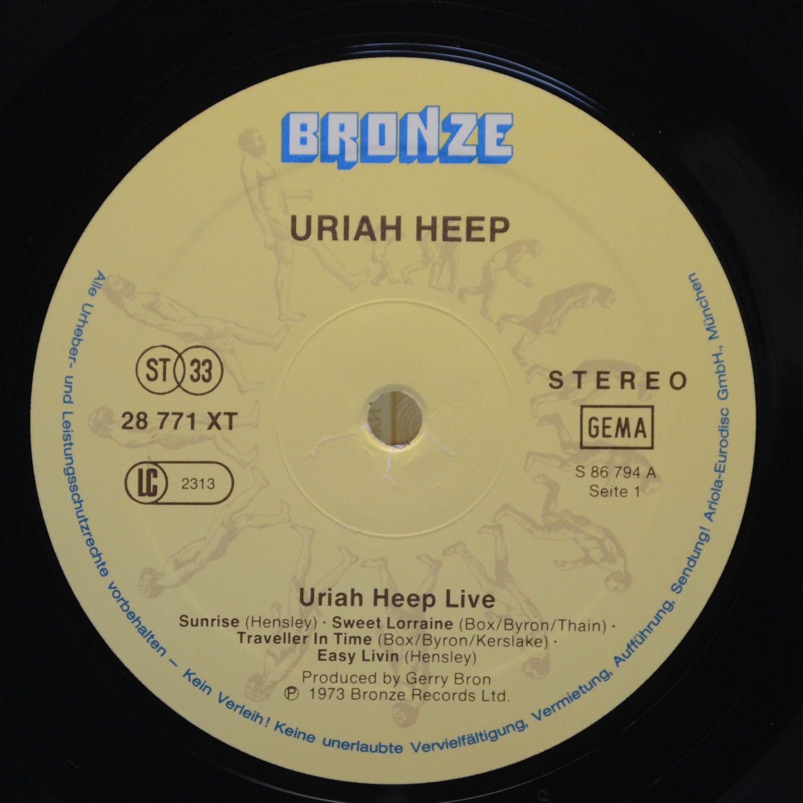 Uriah Heep — Uriah Heep Live (2LP), 1973