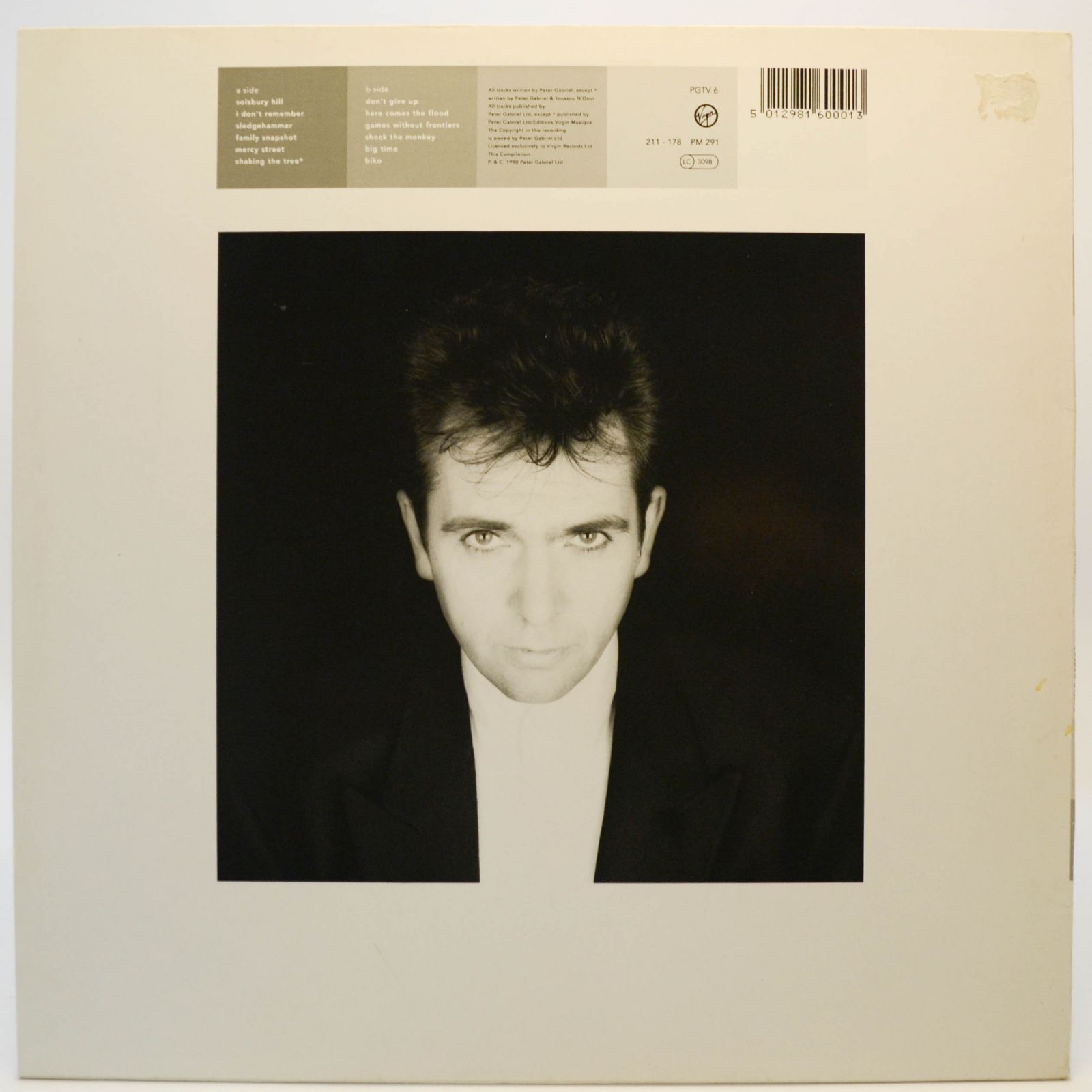 Peter Gabriel — Shaking The Tree: Twelve Golden Greats, 1990