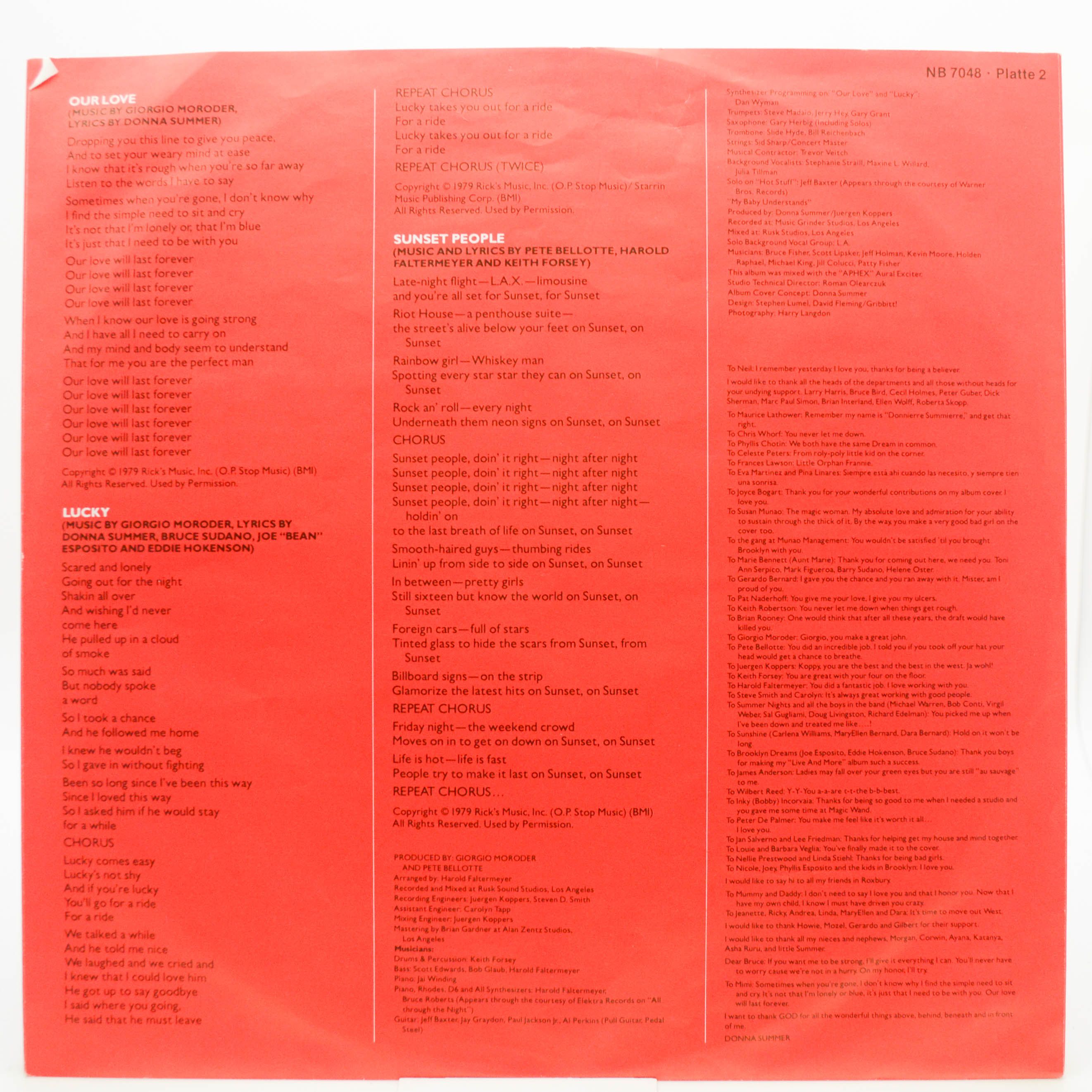 Donna Summer — Bad Girls (2LP), 1979