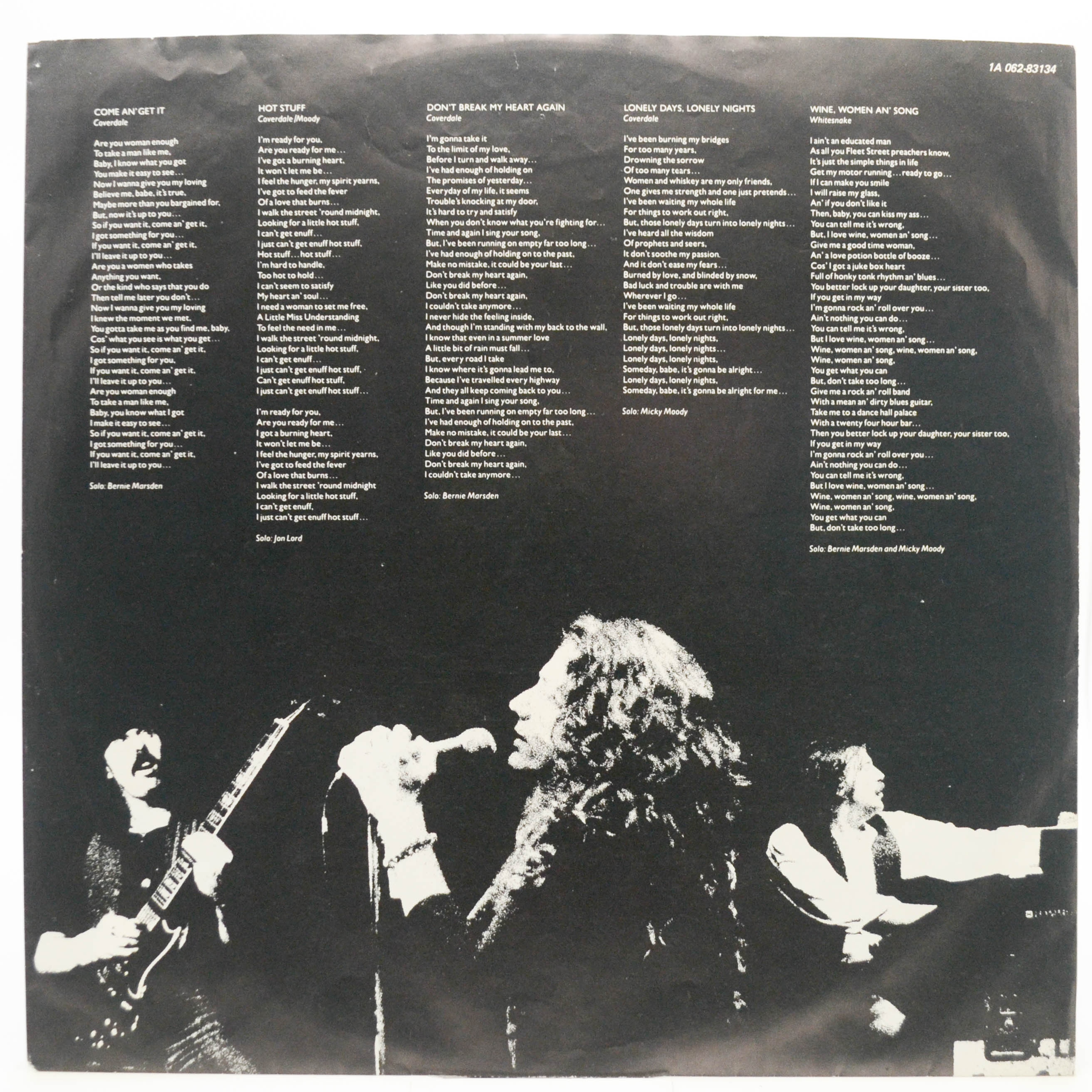 Whitesnake — Come An' Get It, 1981