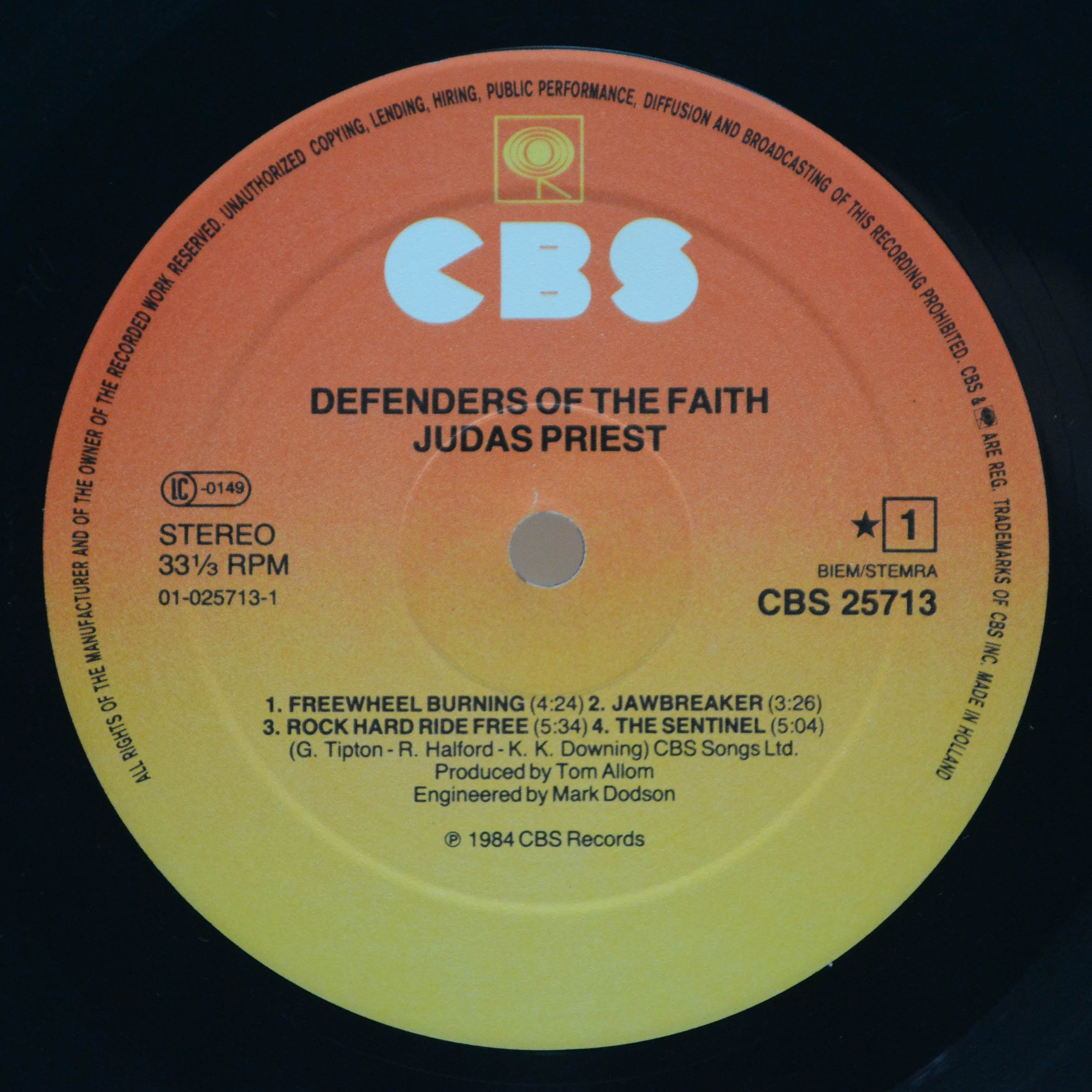 Judas Priest — Defenders Of The Faith, 1984