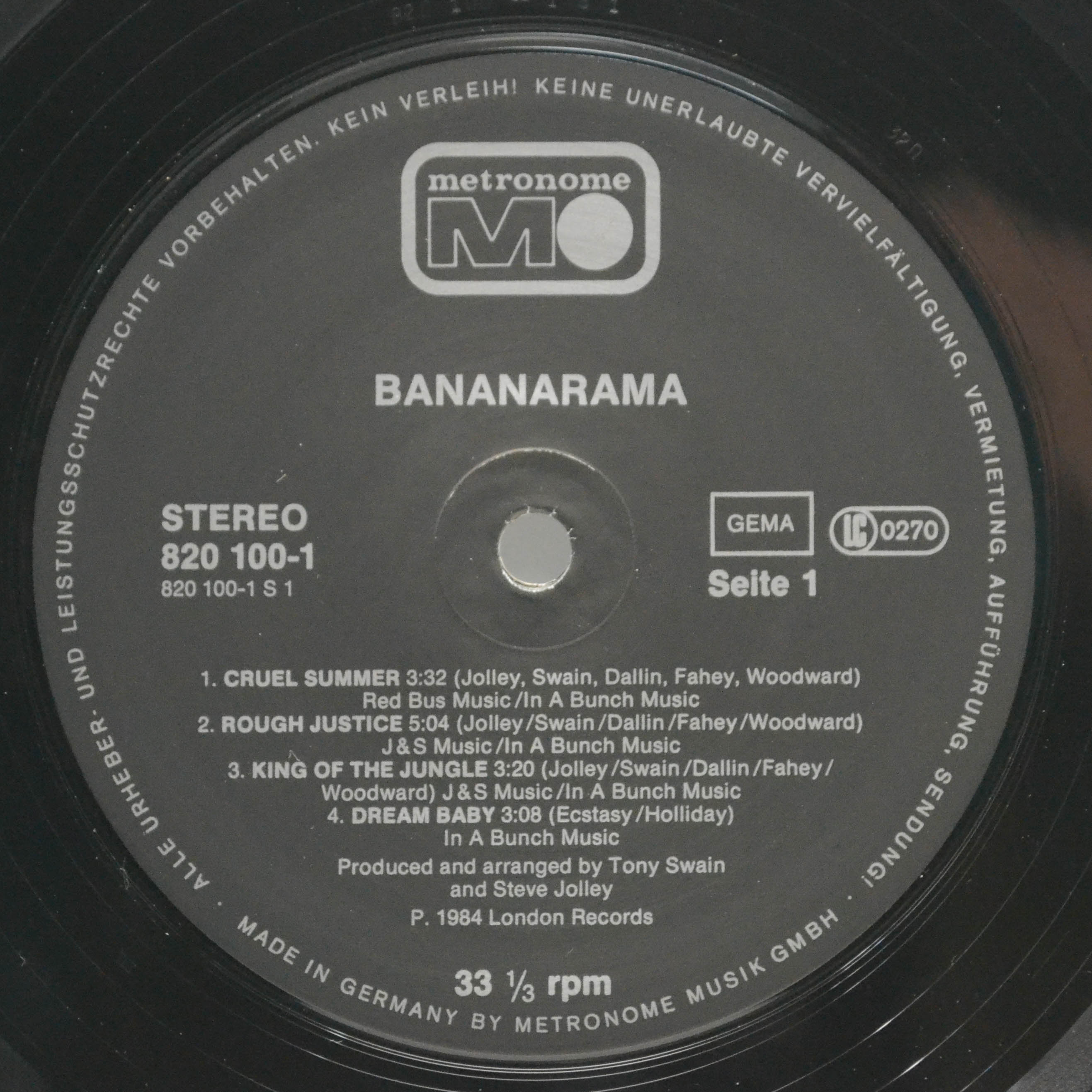 Bananarama — Bananarama (poster), 1984