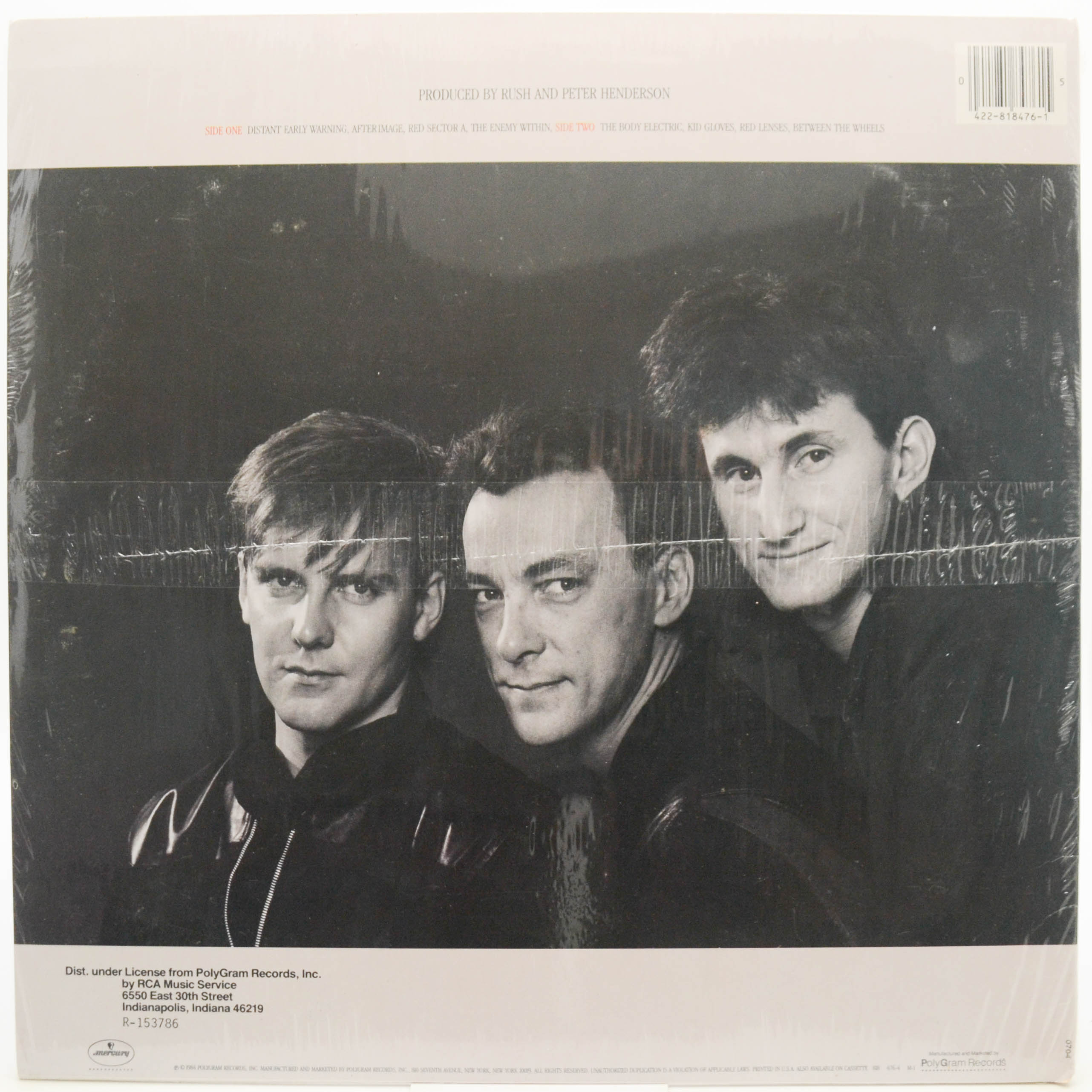 Rush — Grace Under Pressure (USA), 1984