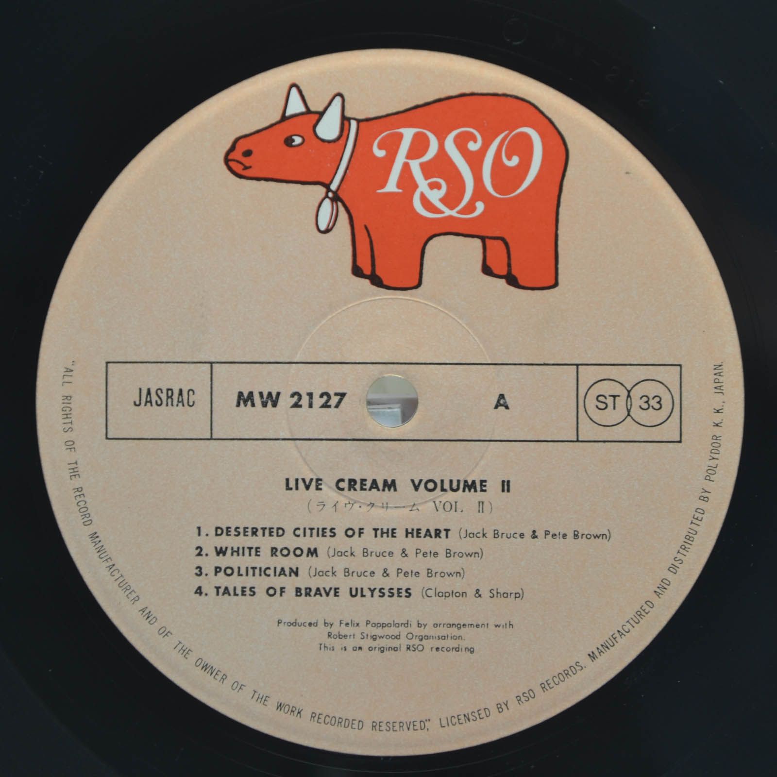Cream — Live Cream Volume II, 1972
