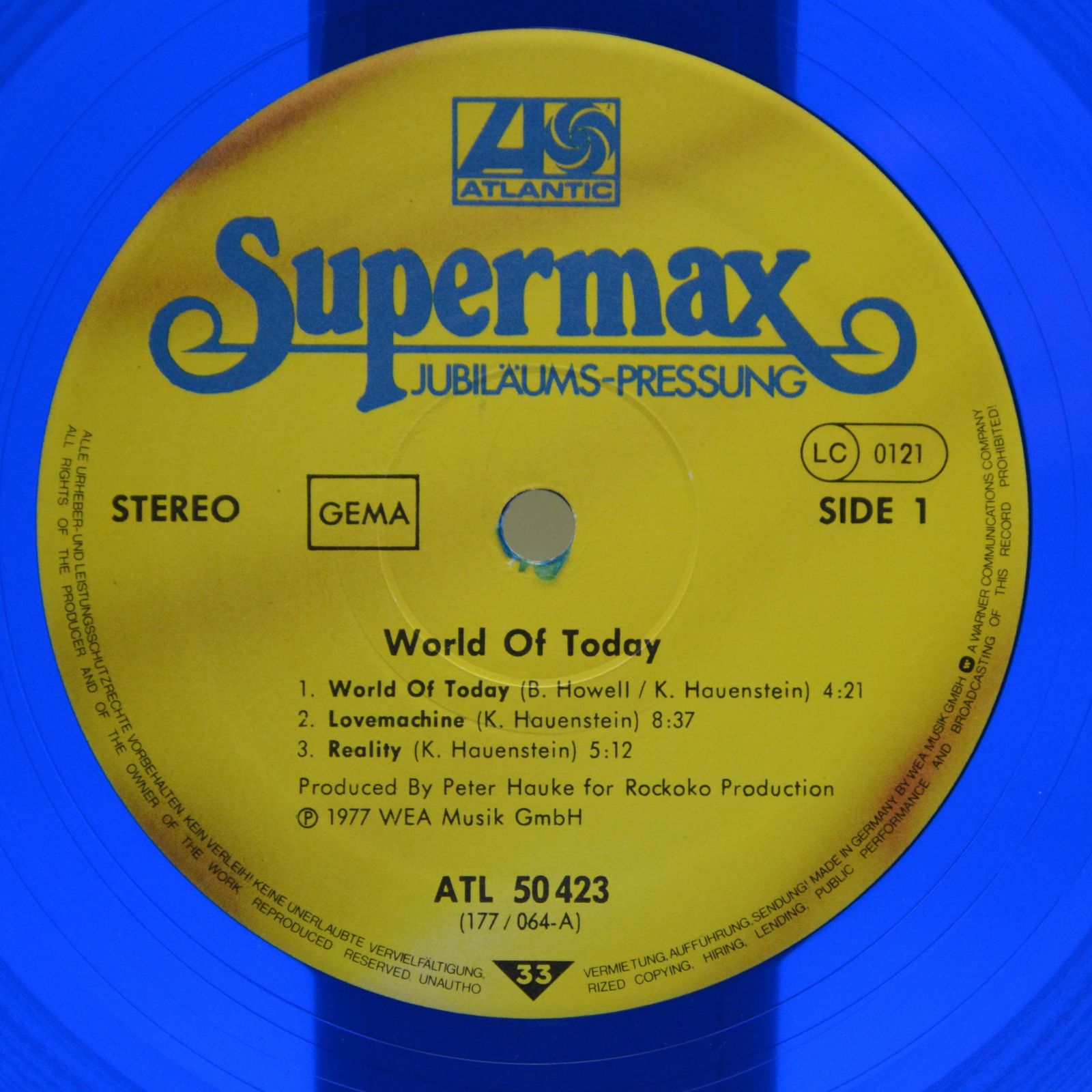 Supermax — World Of Today, 1977