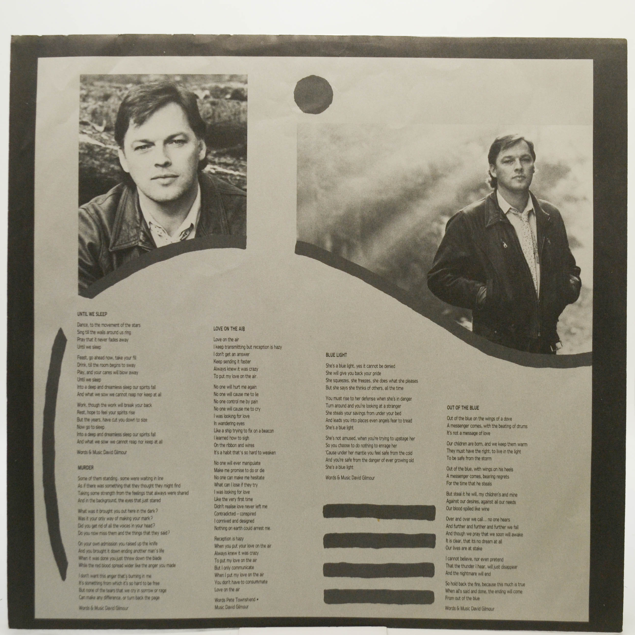 David Gilmour — About Face (USA), 1984