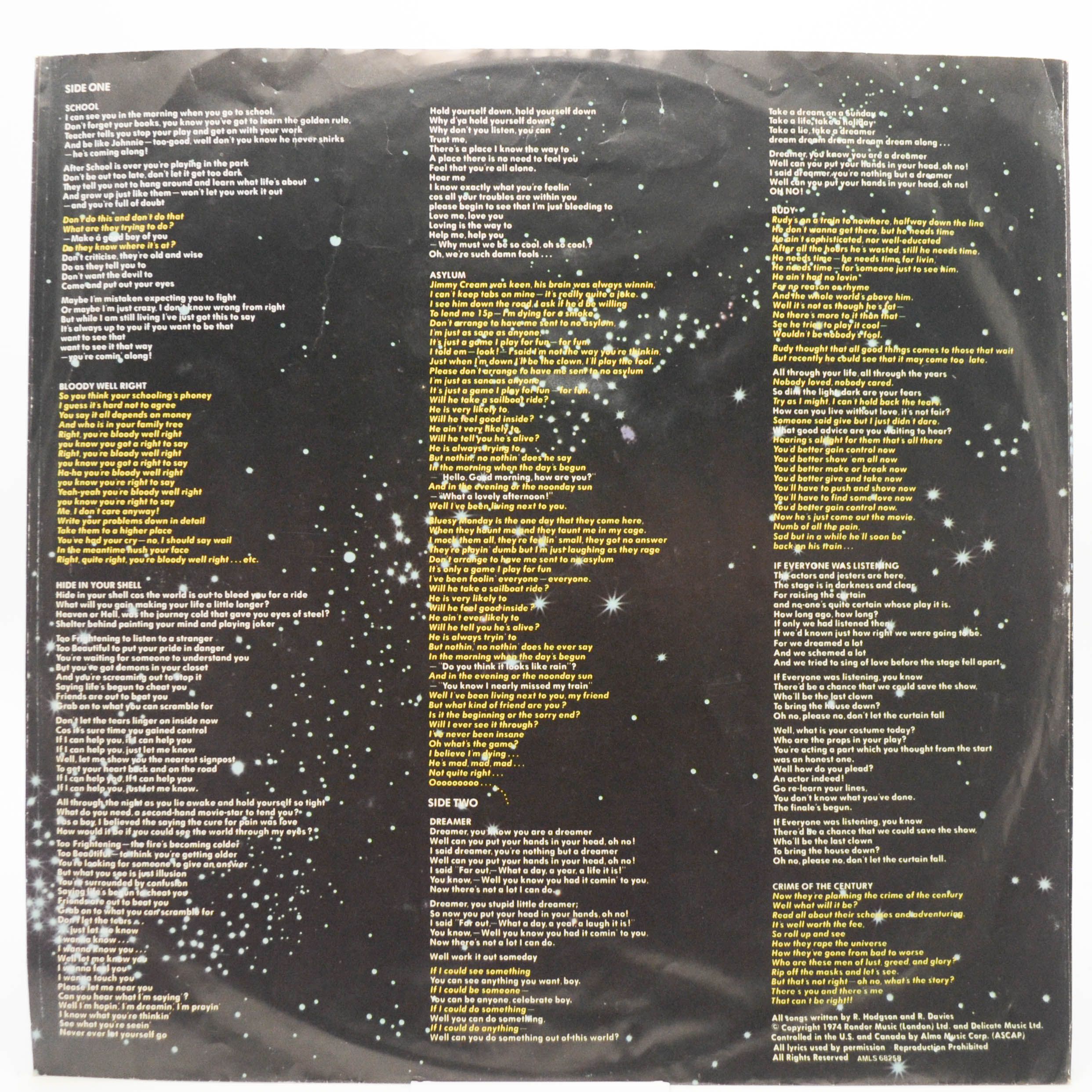 Supertramp — Crime Of The Century, 1974