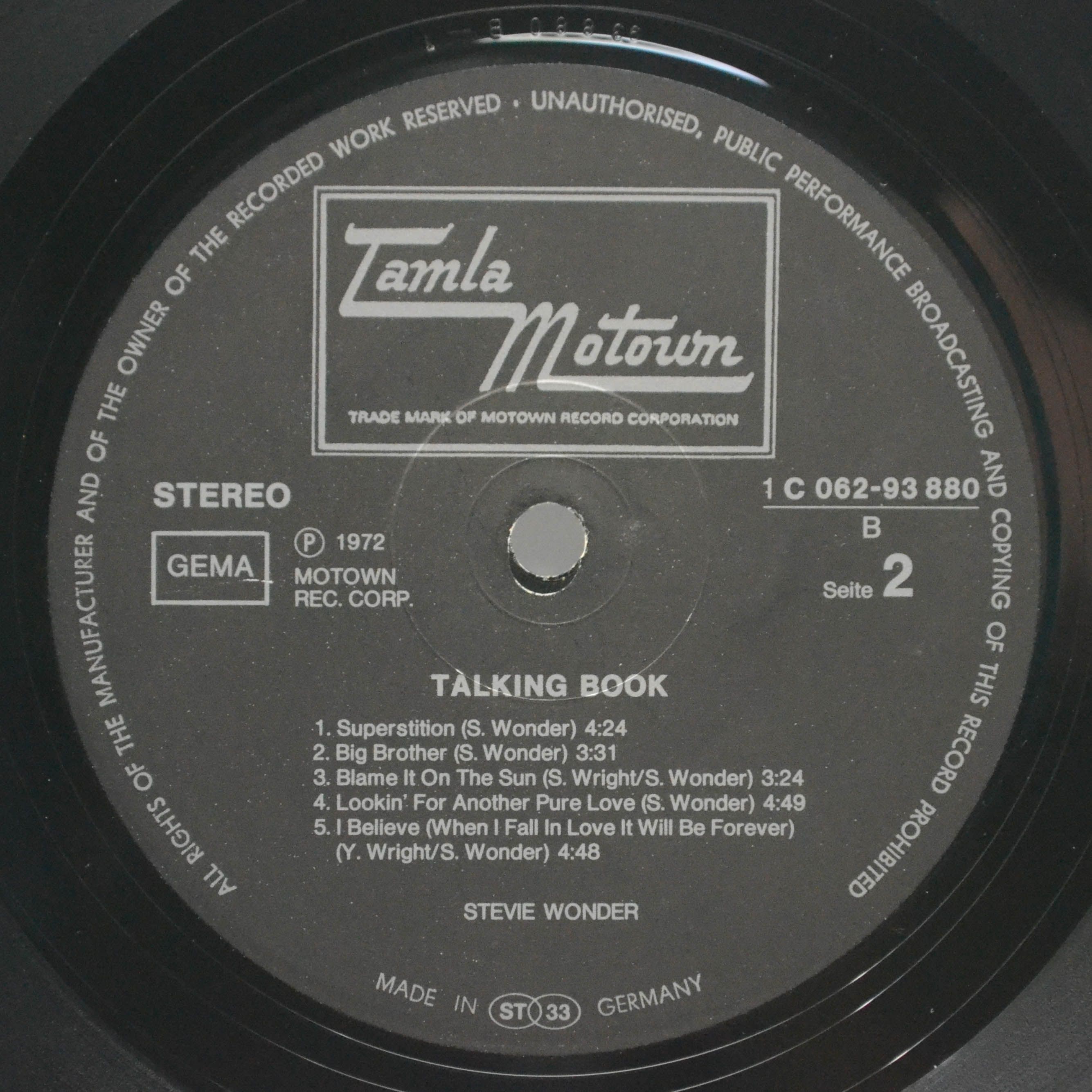 Stevie Wonder — Talking Book, 1972